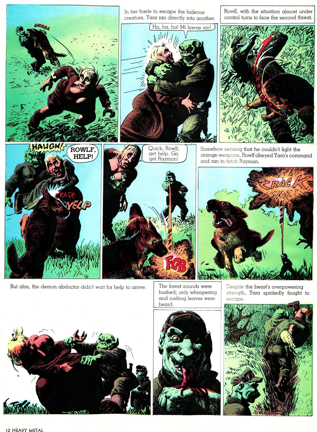 Rowlf   - Richard Corben page 8 full