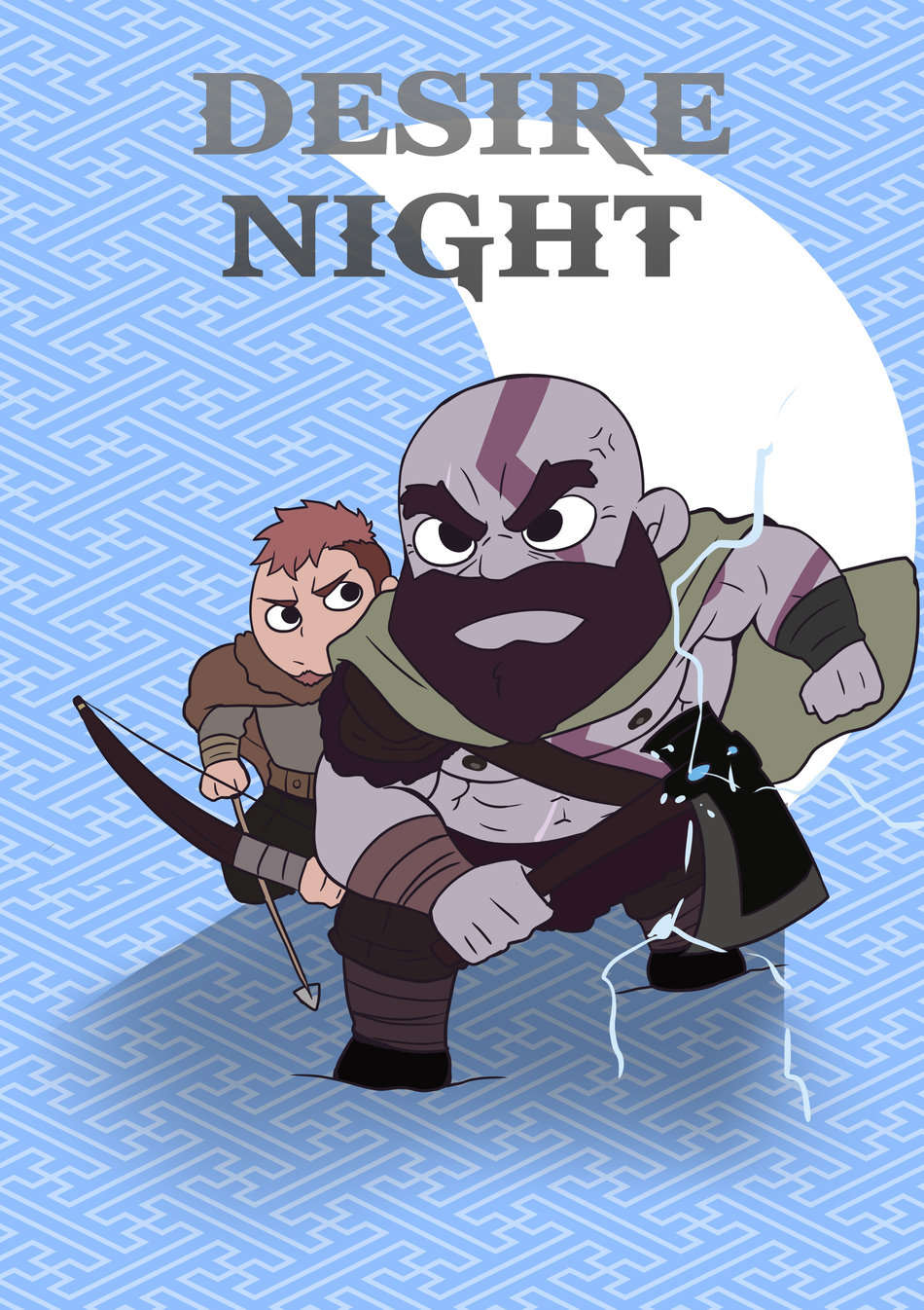 Desire Night – God of War page 1 full