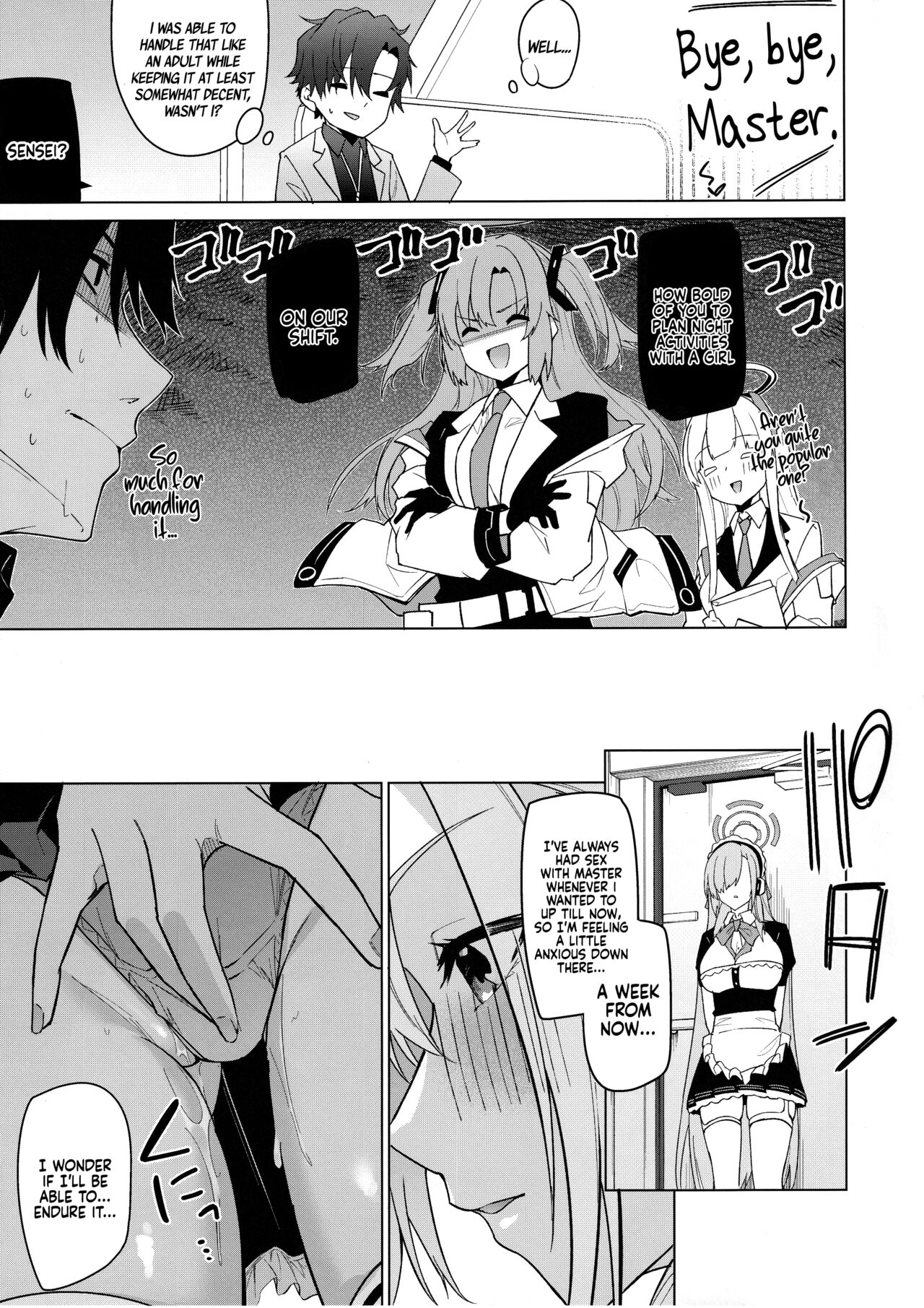 Asuna to Isshuukan Go ni. | With Asuna after a week apart. page 4 full