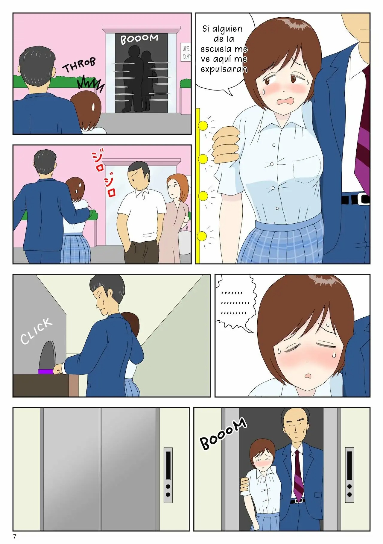 Asa Kara Chichi ni Ya Rareru Musume | Chica Acosada por su Padre page 7 full