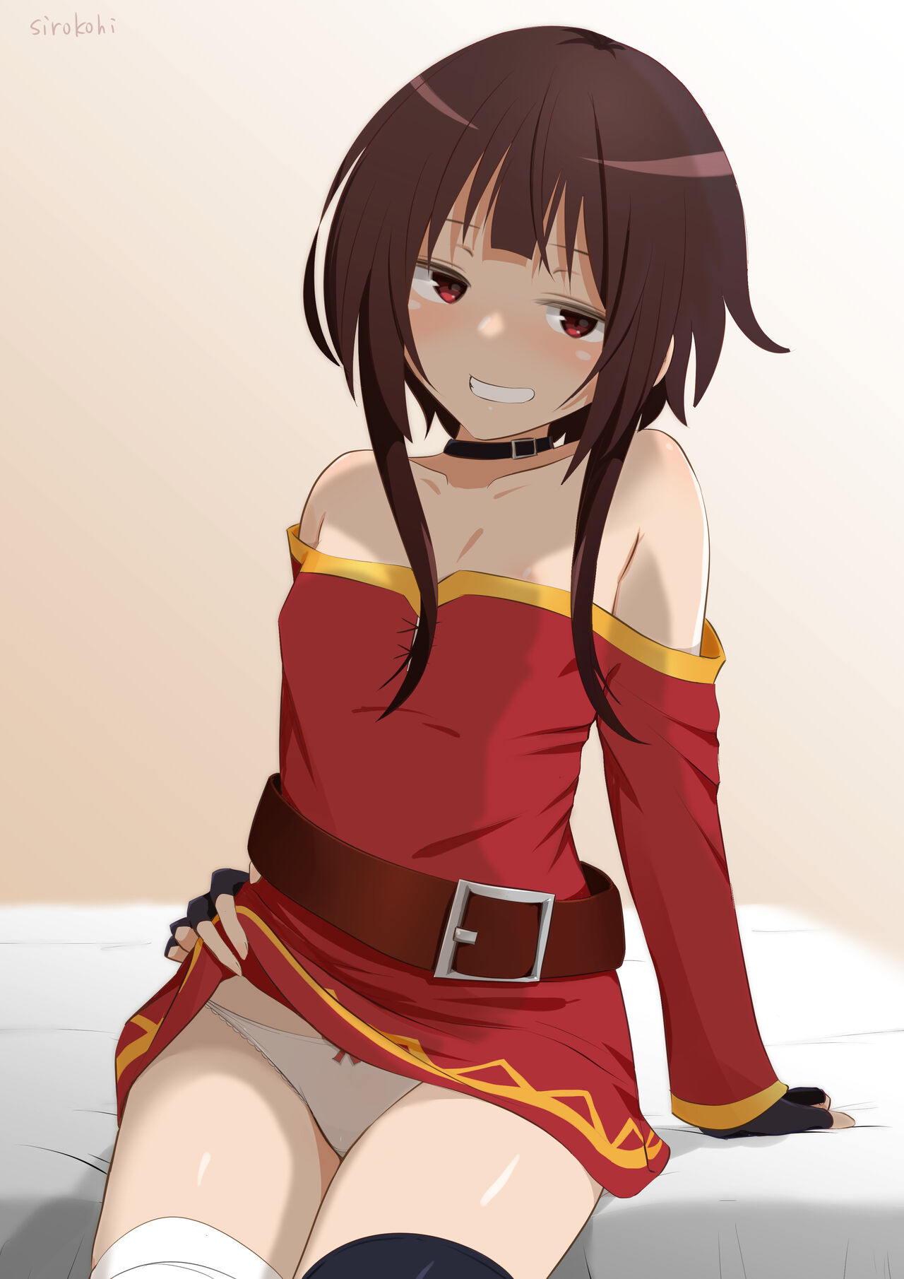 Osasoi Hadaka Megumin + Kurenai Densetsu Bed Scene If Route page 1 full