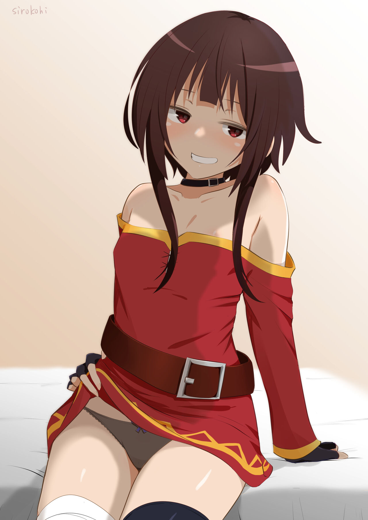 Osasoi Hadaka Megumin + Kurenai Densetsu Bed Scene If Route page 2 full