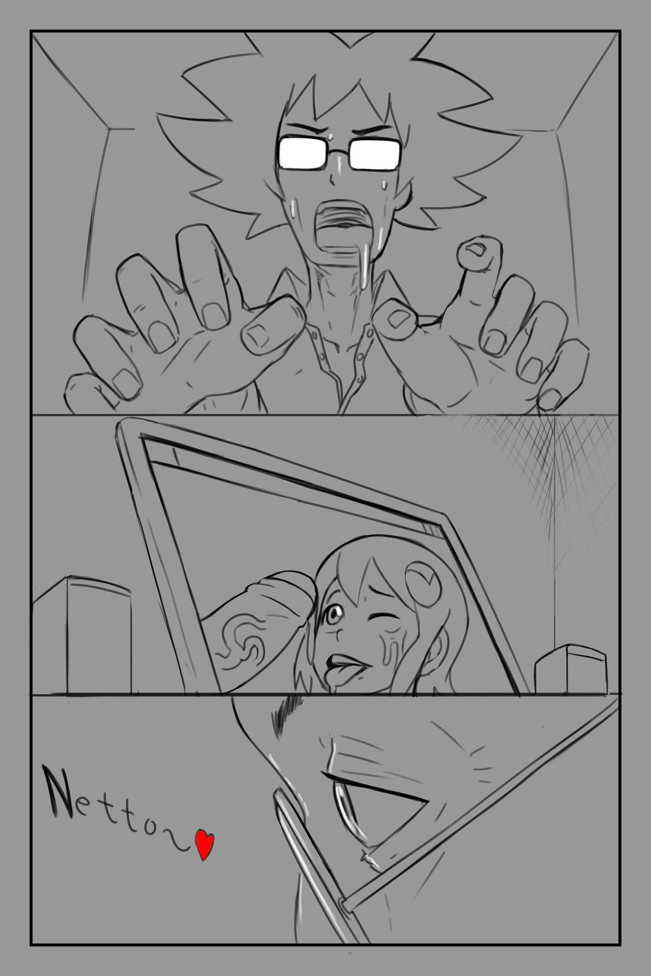 Mega Man Battle Network - Mayl x Higsby page 1 full