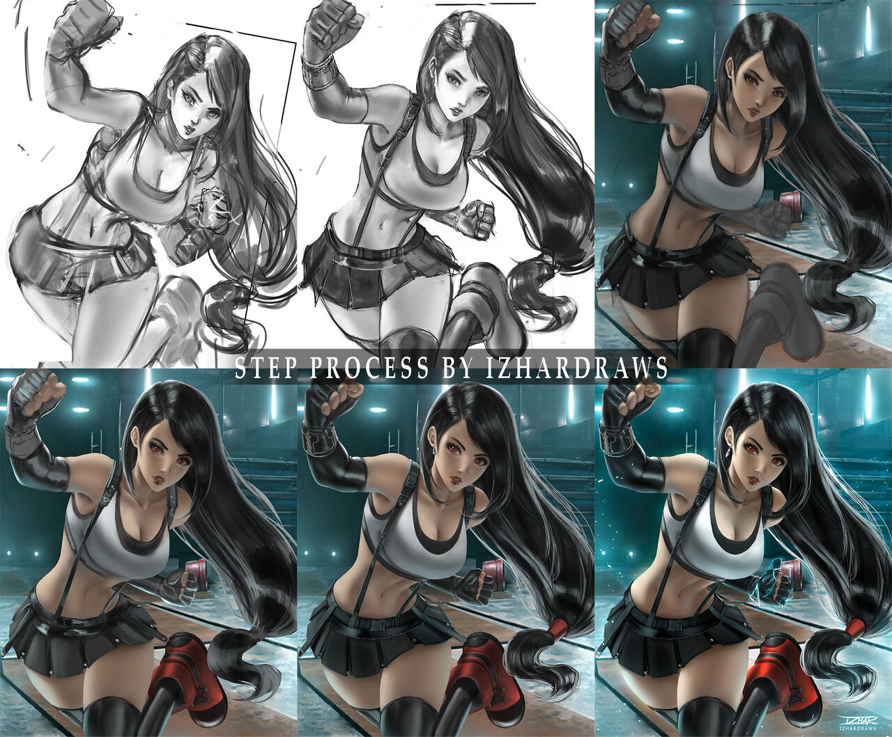 IzharDraws Tifa Lockhart page 7 full
