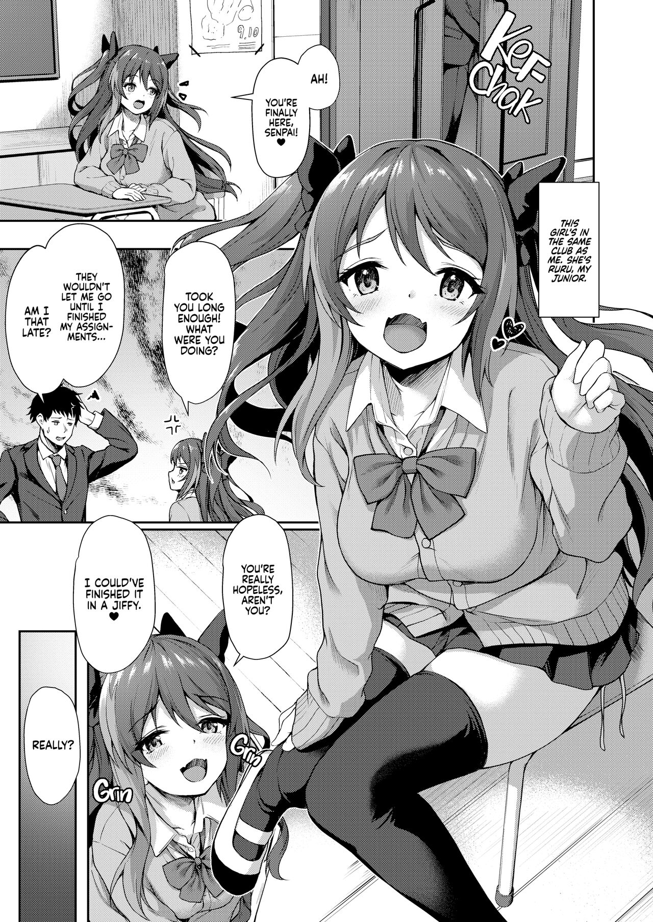 Kouhai wa Koakumama!? 2 | My Clubmate's a Little Devil! 2 page 4 full