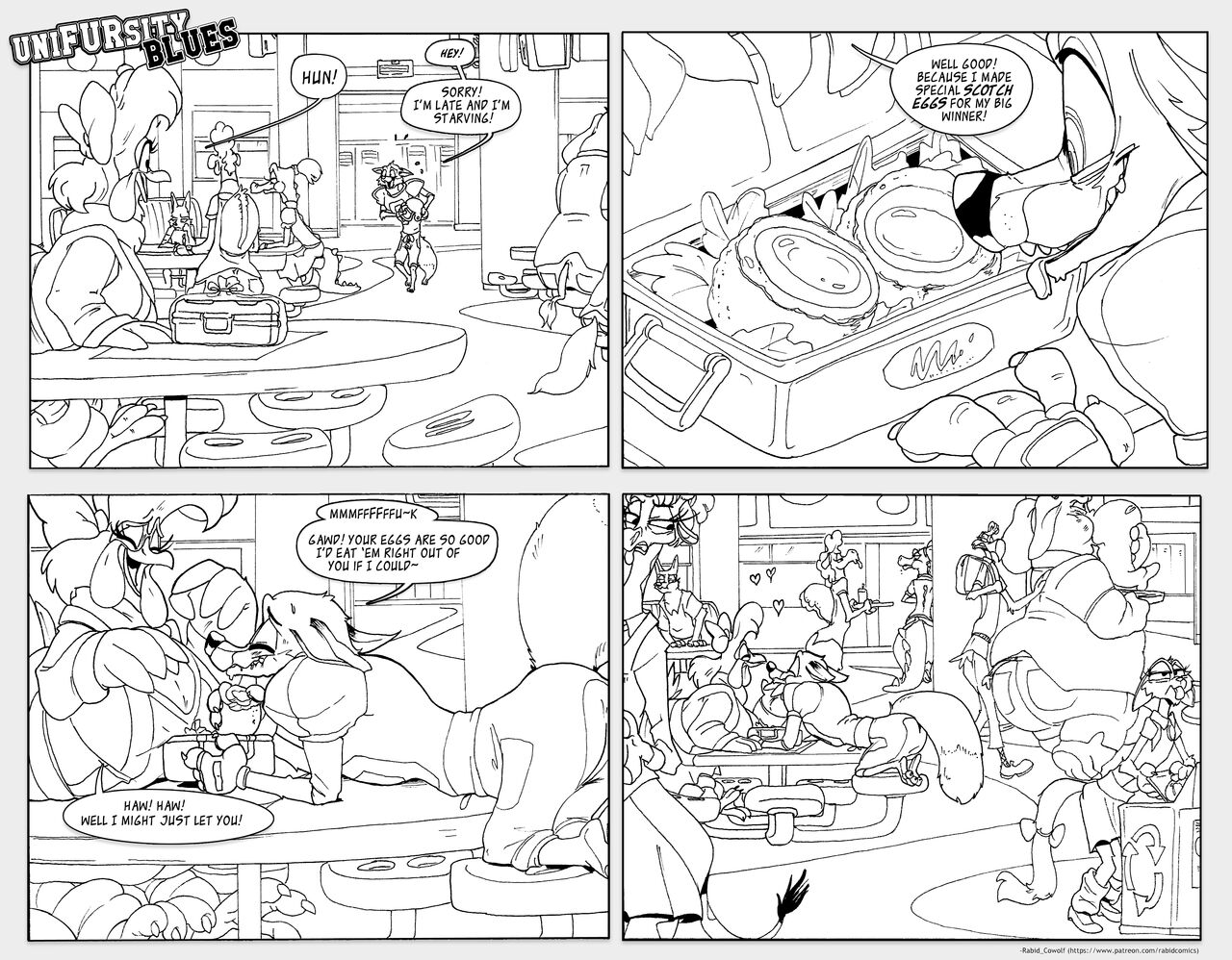 UniFURsity Blues page 1 full