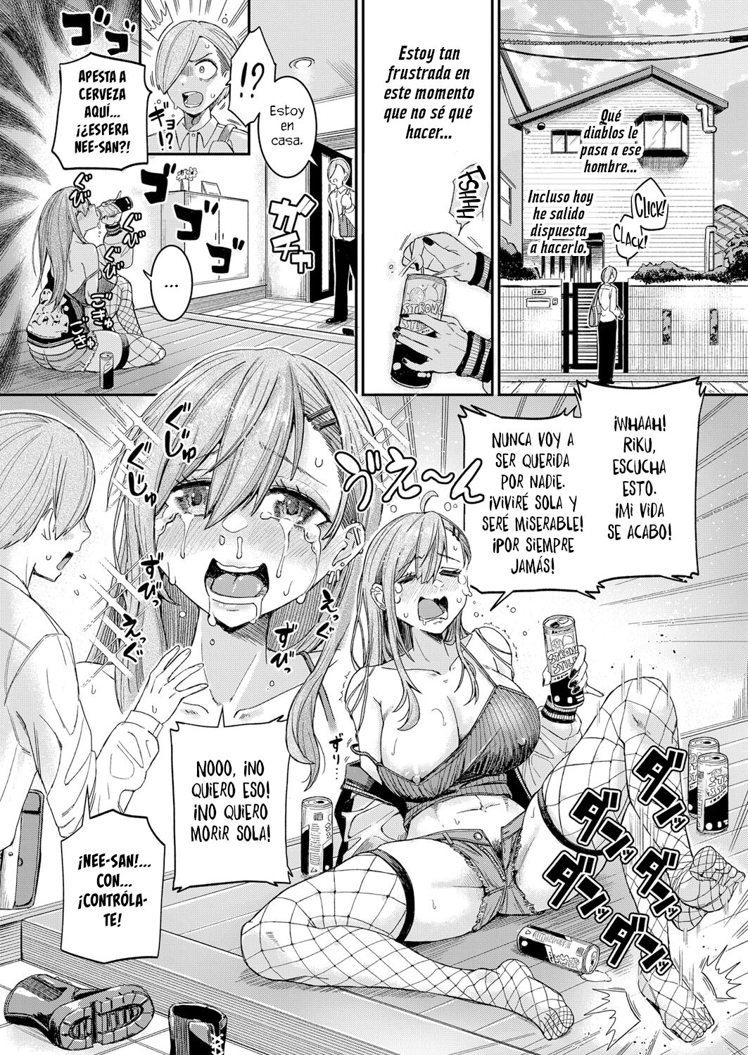 Nagachichi Ponkotsu Onee-chan wa Otouto to Pakoritai | La hermana mayor con las tetas caídas quiere follarse a su hermano pequeño. page 2 full