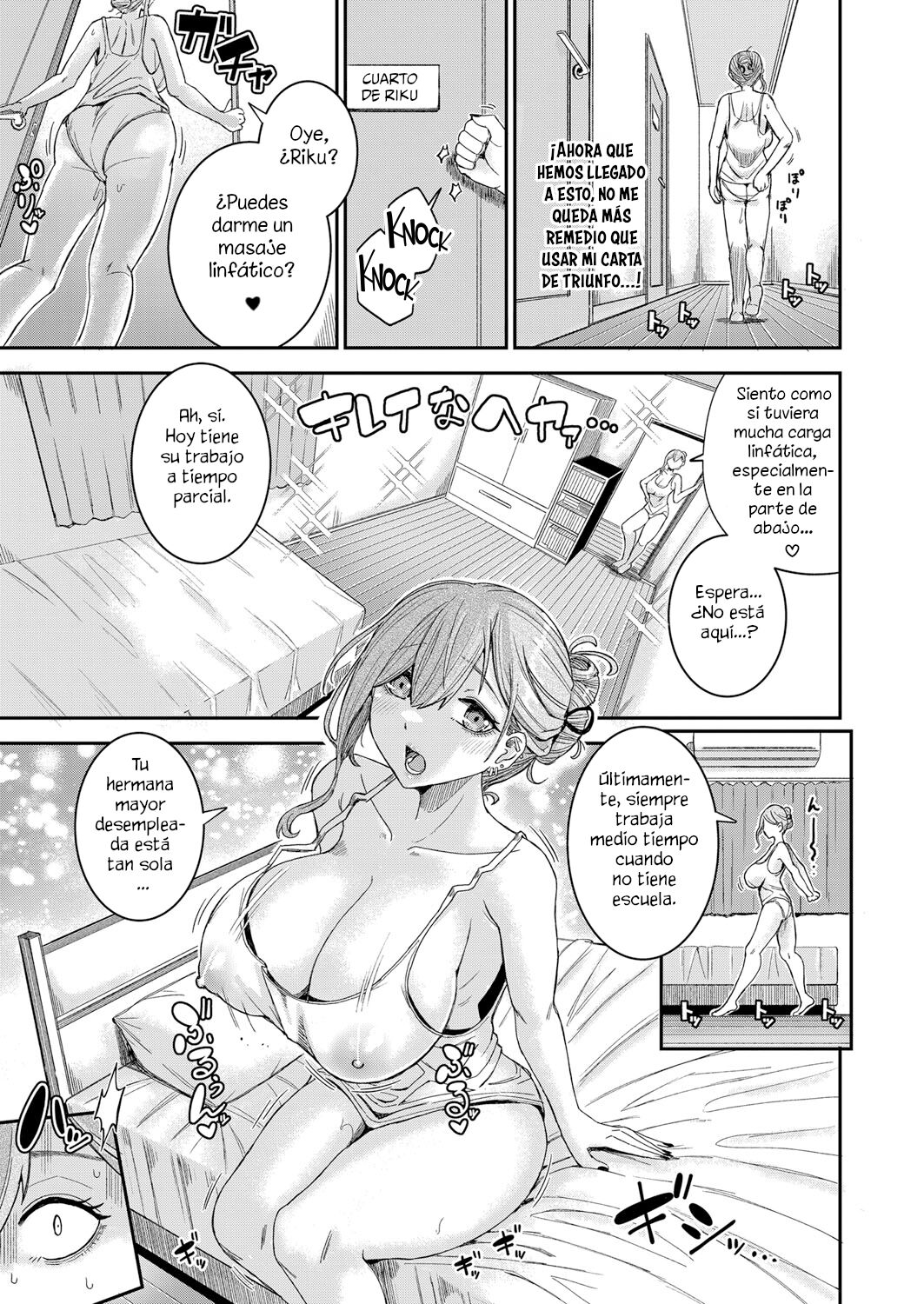 Nagachichi Ponkotsu Onee-chan wa Otouto to Pakoritai | La hermana mayor con las tetas caídas quiere follarse a su hermano pequeño. page 7 full