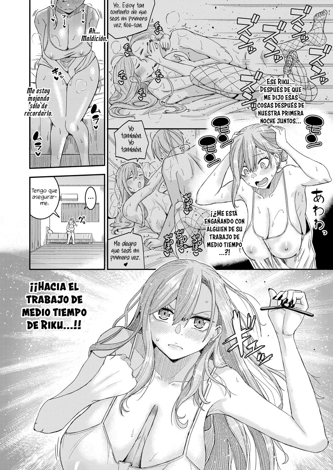 Nagachichi Ponkotsu Onee-chan wa Otouto to Pakoritai | La hermana mayor con las tetas caídas quiere follarse a su hermano pequeño. page 8 full
