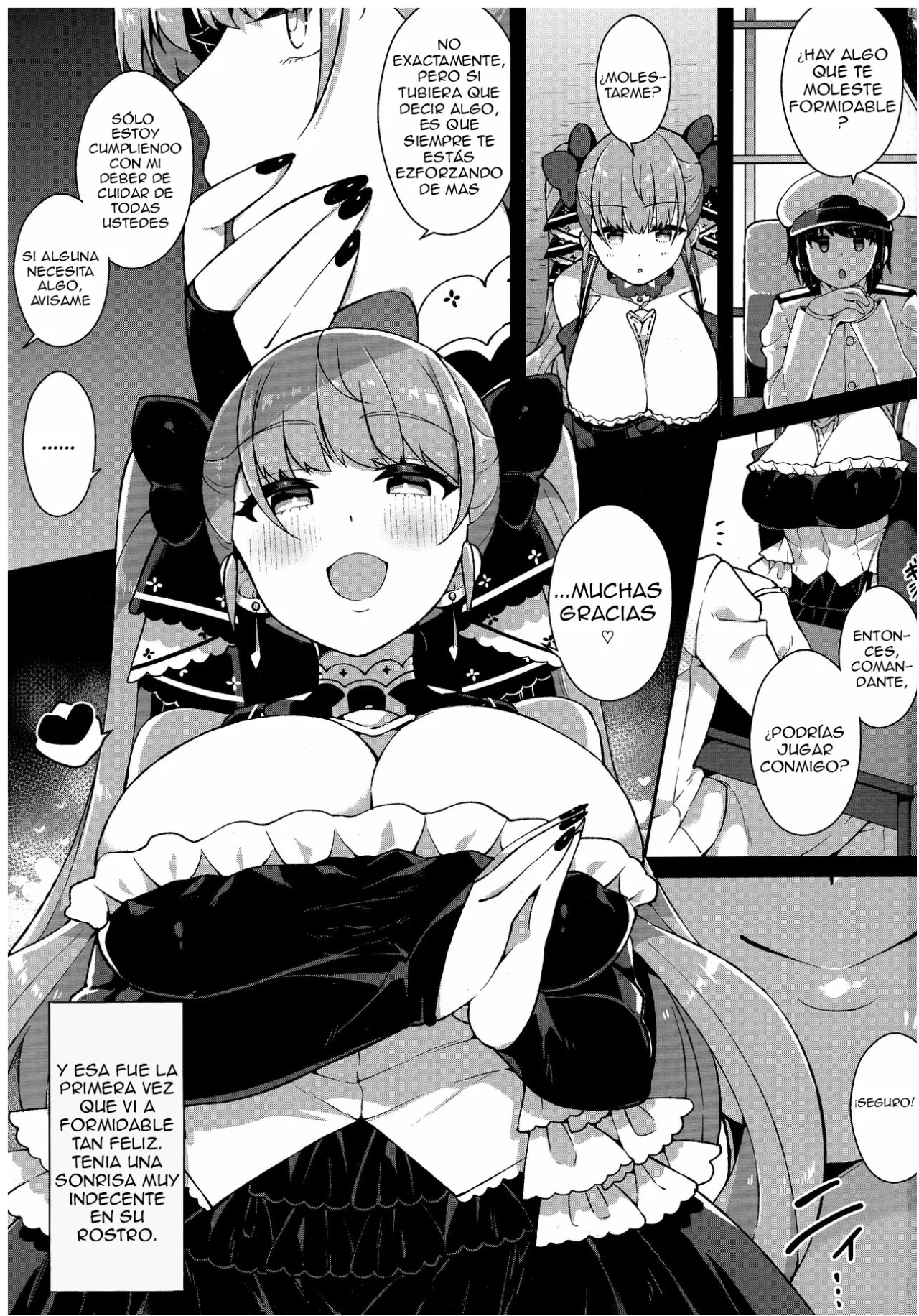 Formidable wa Shikikan de Asobitai | Formidable Quiere Jugar con el Comandante page 2 full