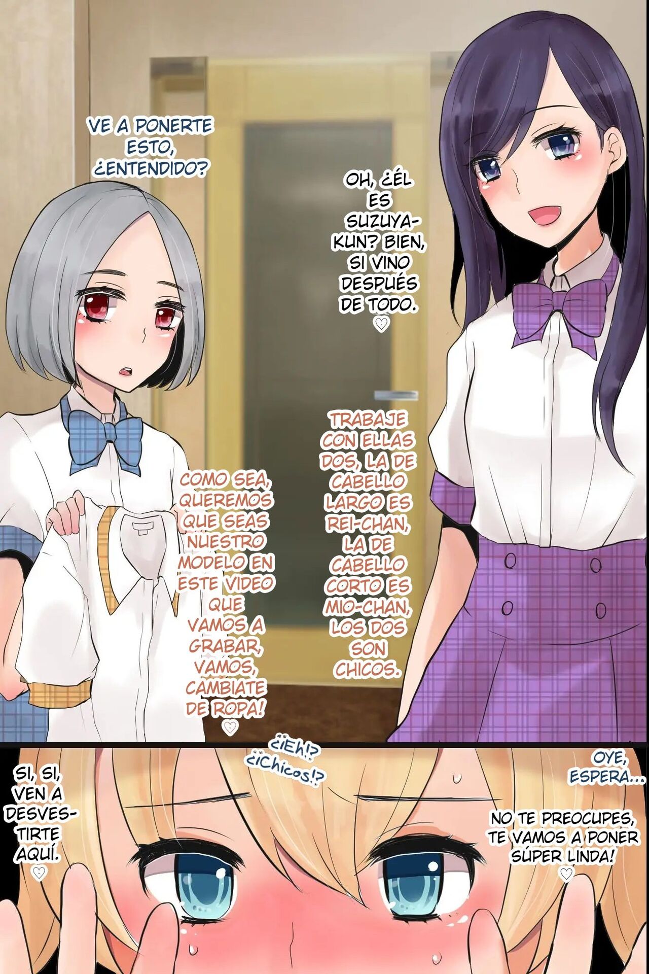Mesuochi! Rankou Satsueikai ~Boku Otoko na no ni Kanjichau...!~ | Feminizacion! orgia en sesion de fotos page 6 full
