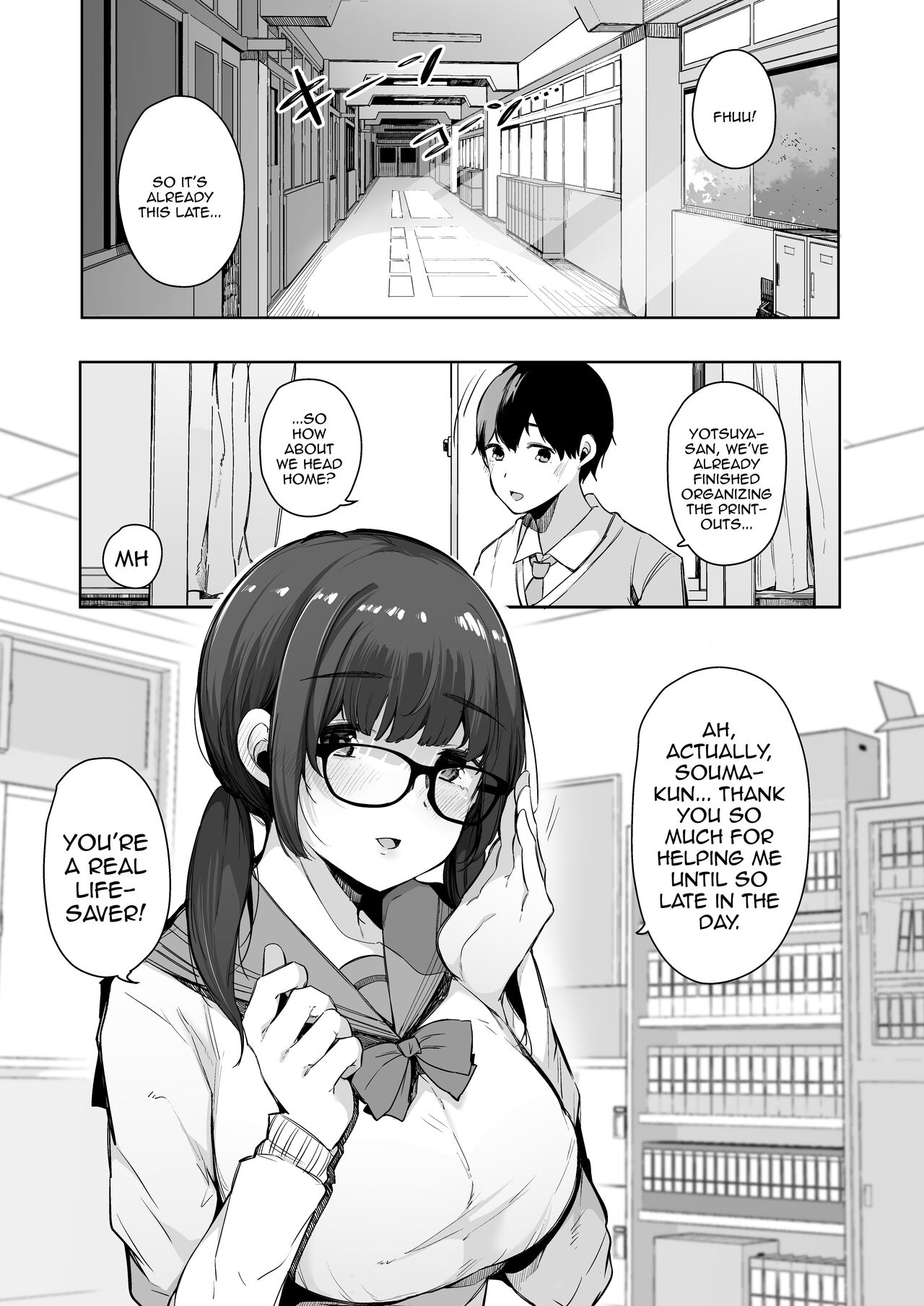 Seiyoku Tsuyome no Kareshi Mochi Iinchou ga Otosareru made. | Until The Boyfriend-Having Class President With A Strong Sexual Appetite Falls page 2 full