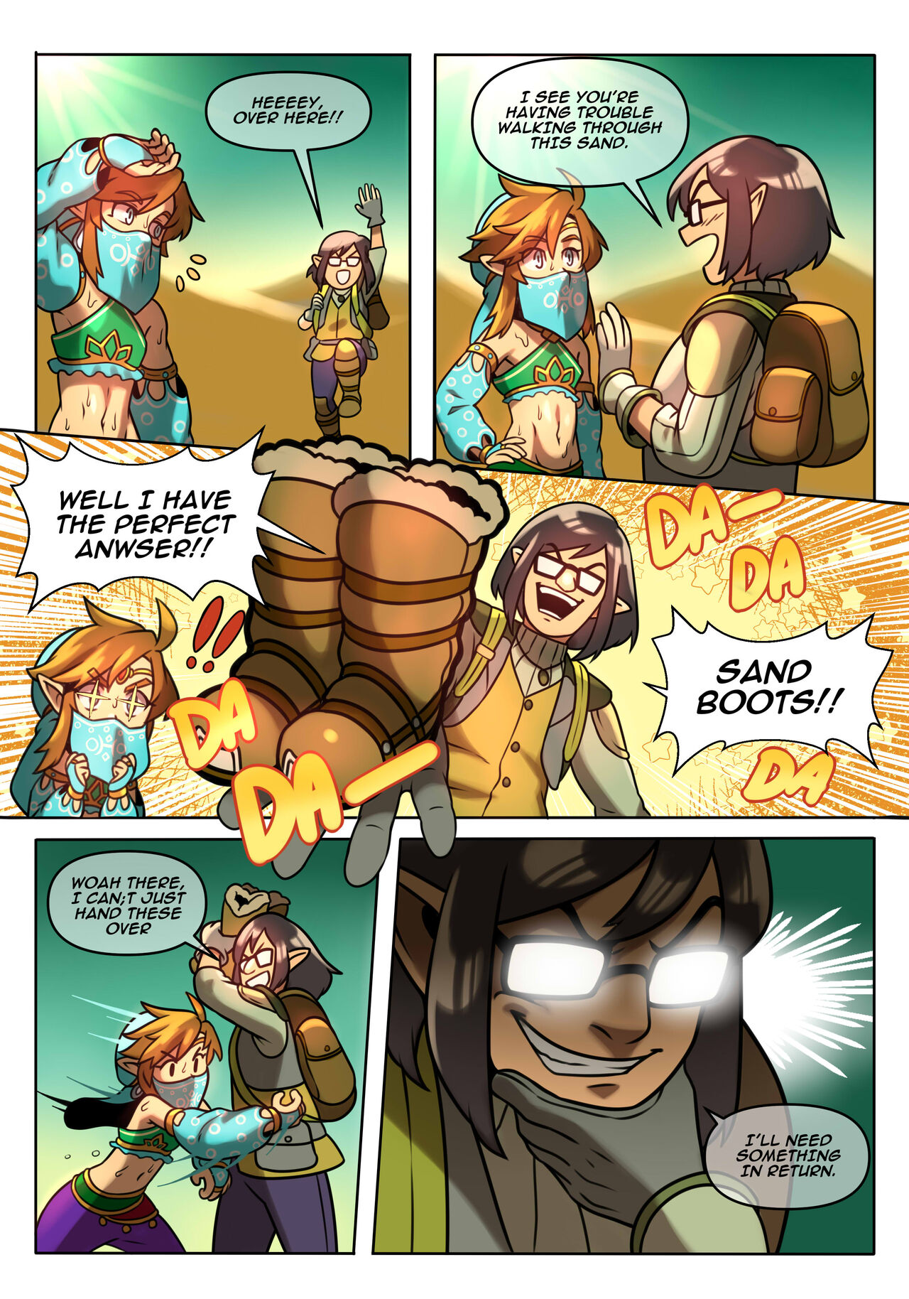 Kitsune23star - Sand Boots Please page 2 full