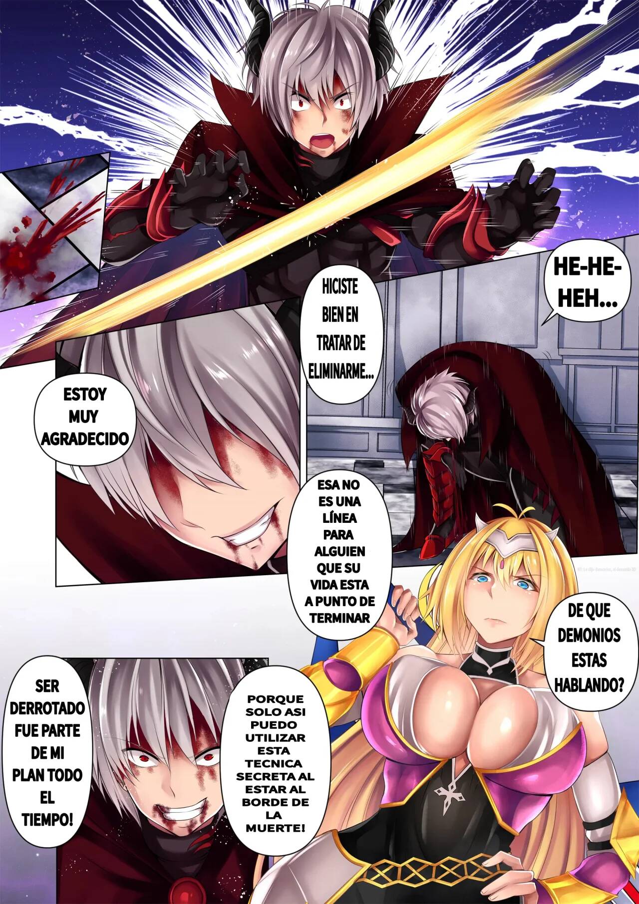 Yuusha Osen - Horoboshita Maou ni Karada wo Nottorareru Onna Yuusha no Monogatari | Heroina corrompida - el Señor Demonio derrotado le robó el cuerpo page 5 full