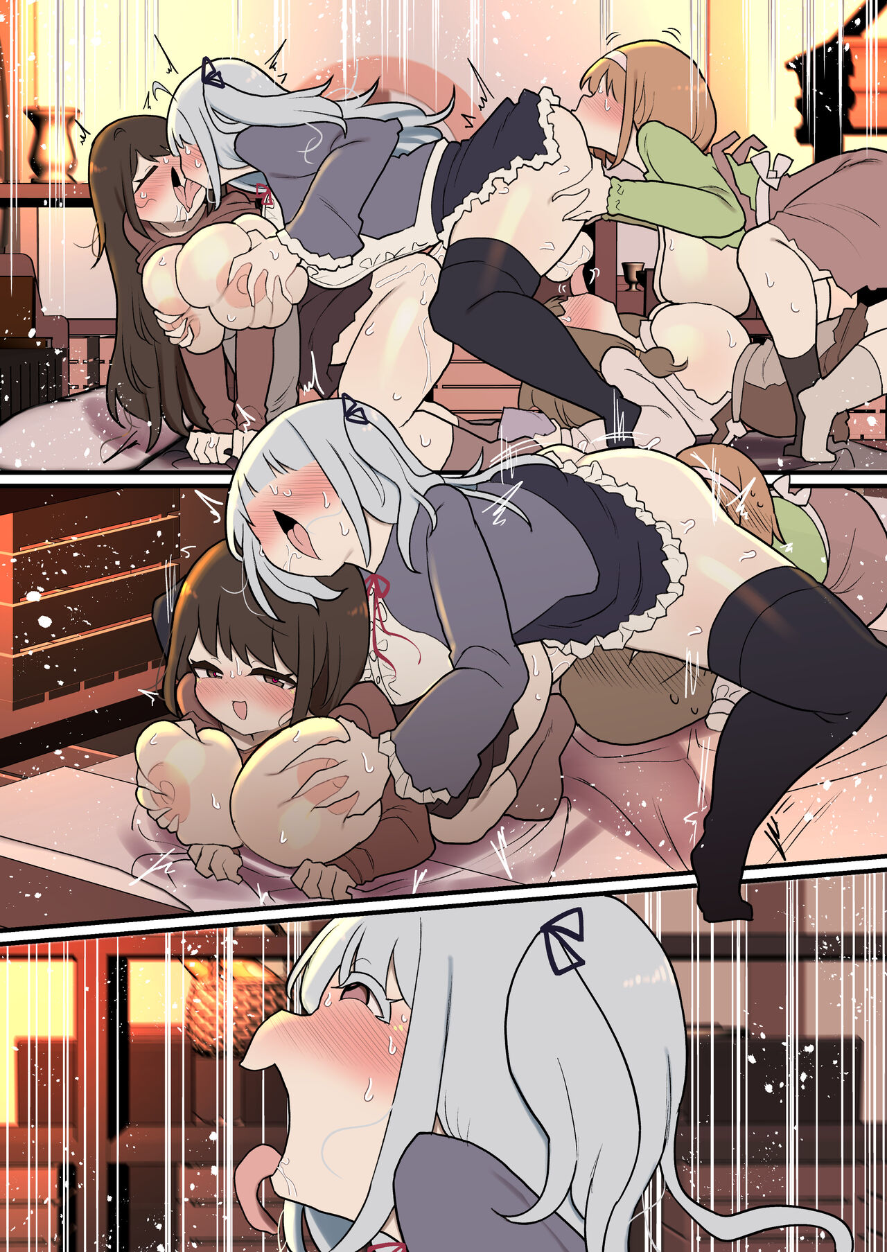Futanari Isekai Tensei Harem Manga ♡♡ page 7 full