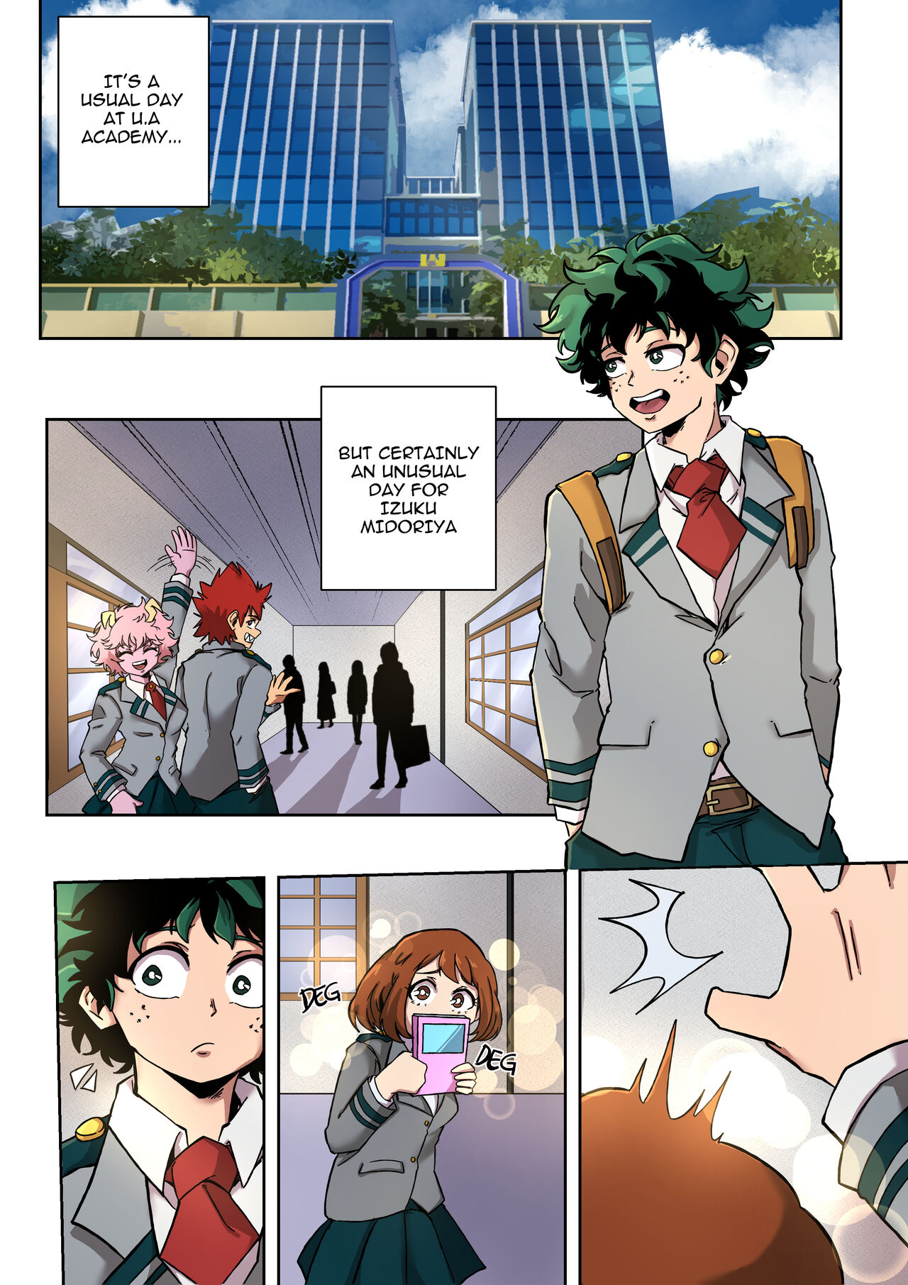 MHA Himiko Toga Comic page 1 full