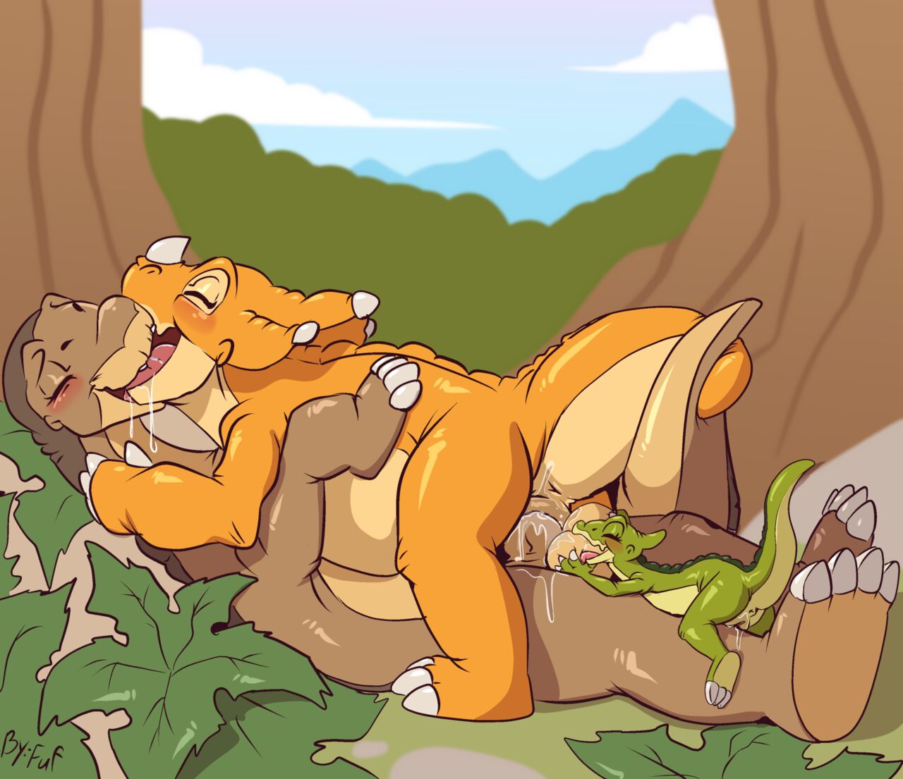 Pampering Littlefoot page 1 full