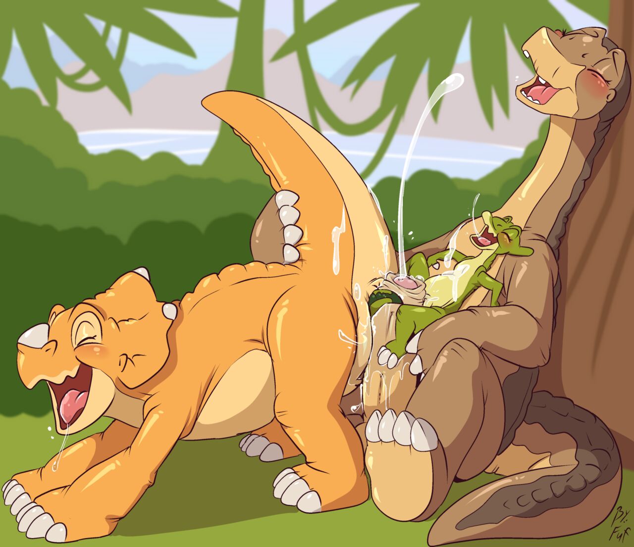 Pampering Littlefoot page 3 full