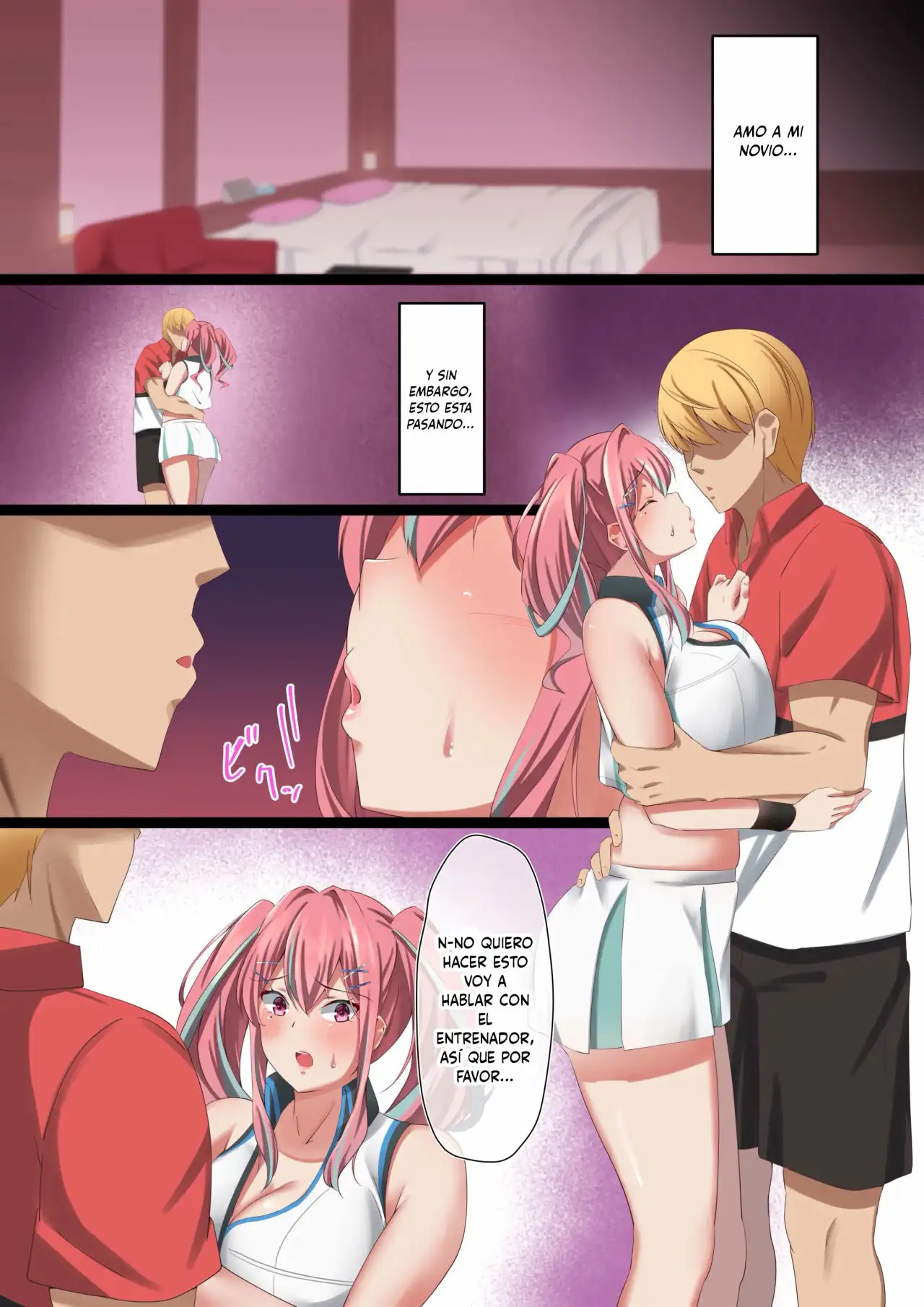 Bakunyuu Gal no Ore no Kanojo ga TenniCir no Yarichin Otoko ni Netorareta Hanashi page 4 full