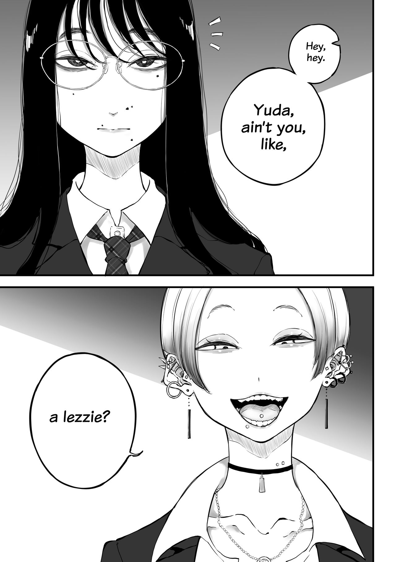 The Gyaru Who Mocked a Nerd After Discovering her Secret Account page 1 full
