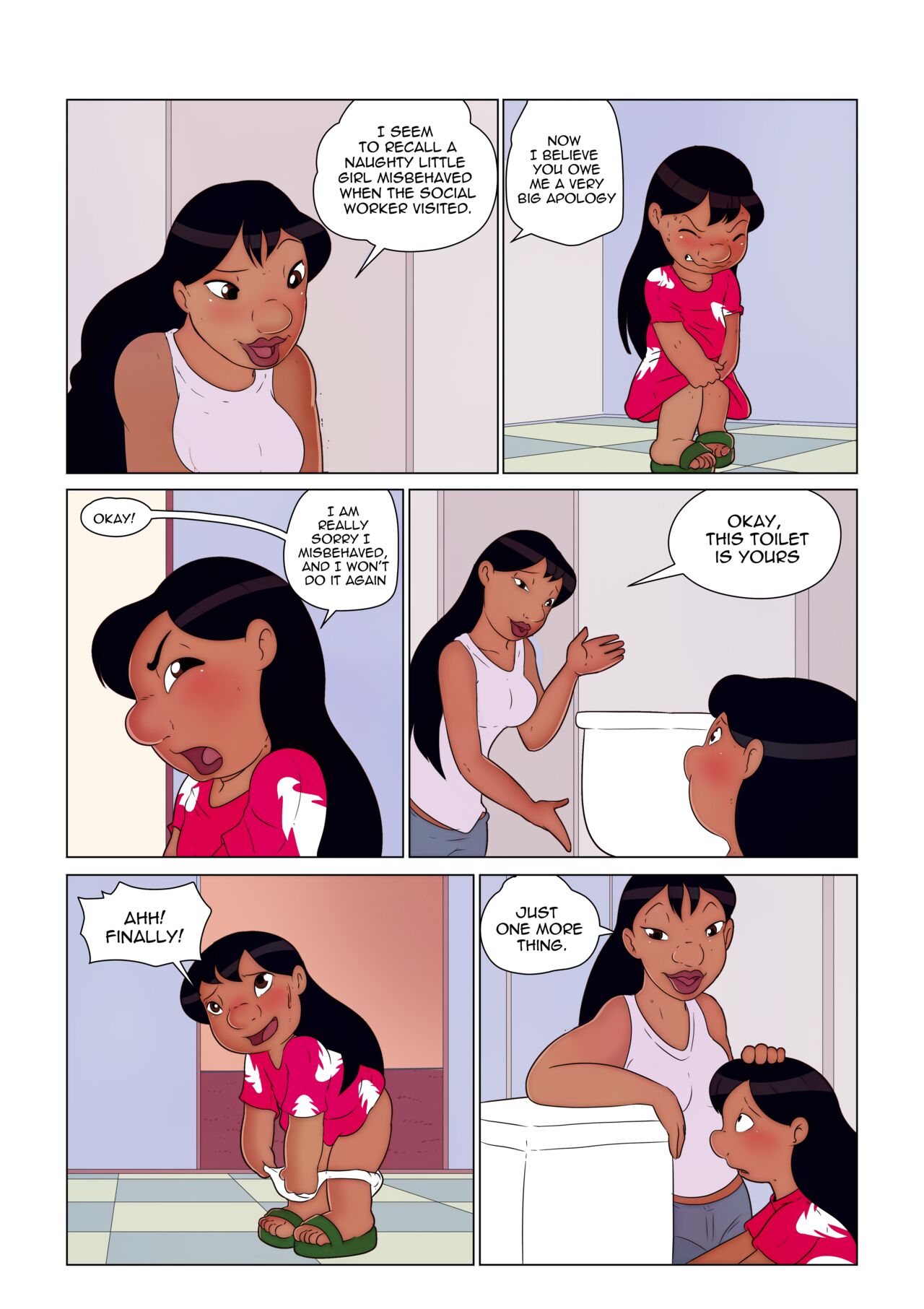 Urge to Pee page 3 full