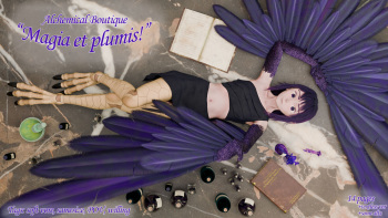 Vore comic "Magia et Plumis" cover