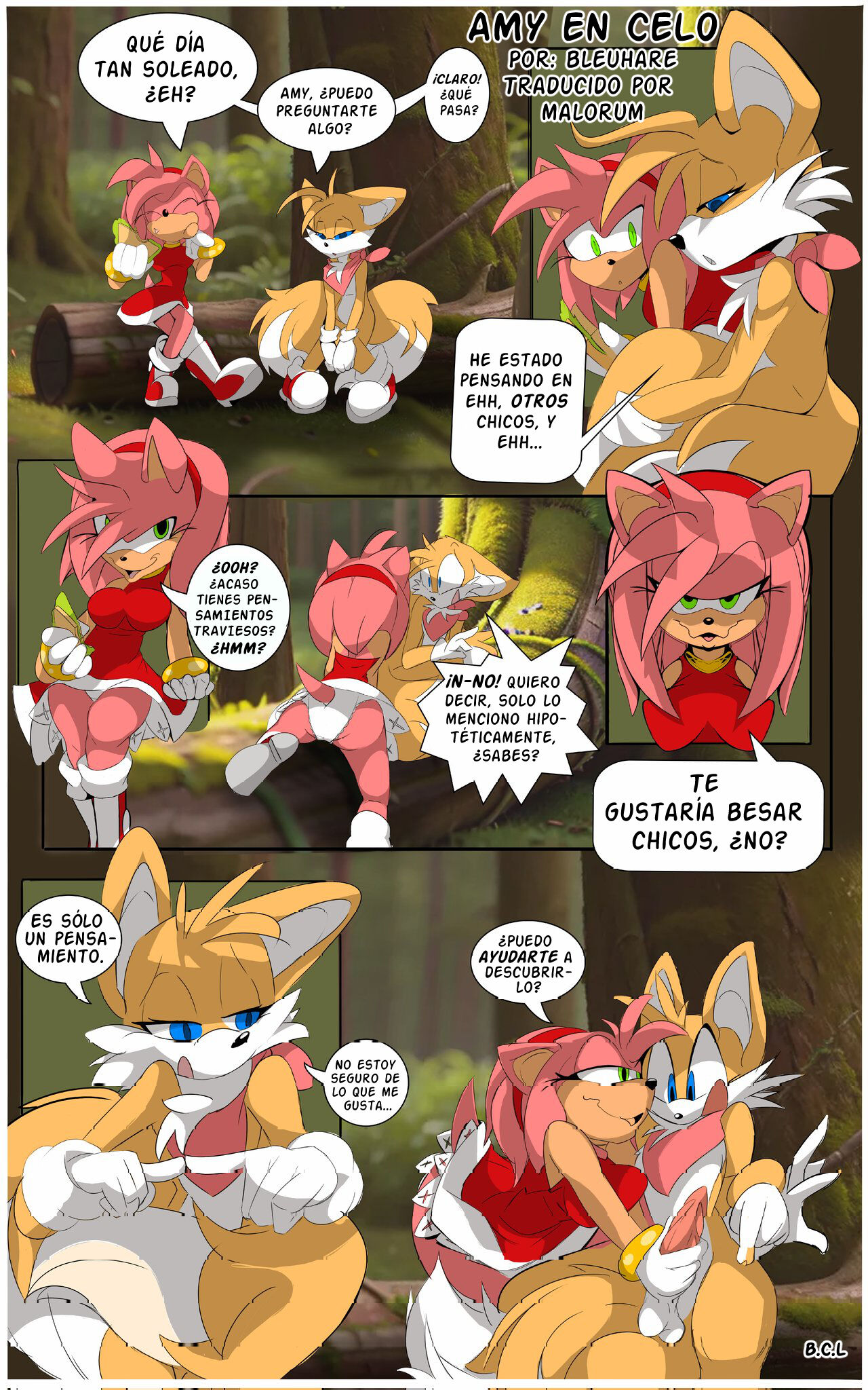 Amy in Heat | Amy en Celo page 1 full