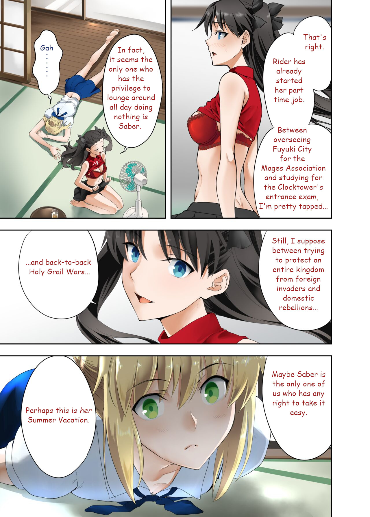 Saber no Natsuyasumi page 3 full