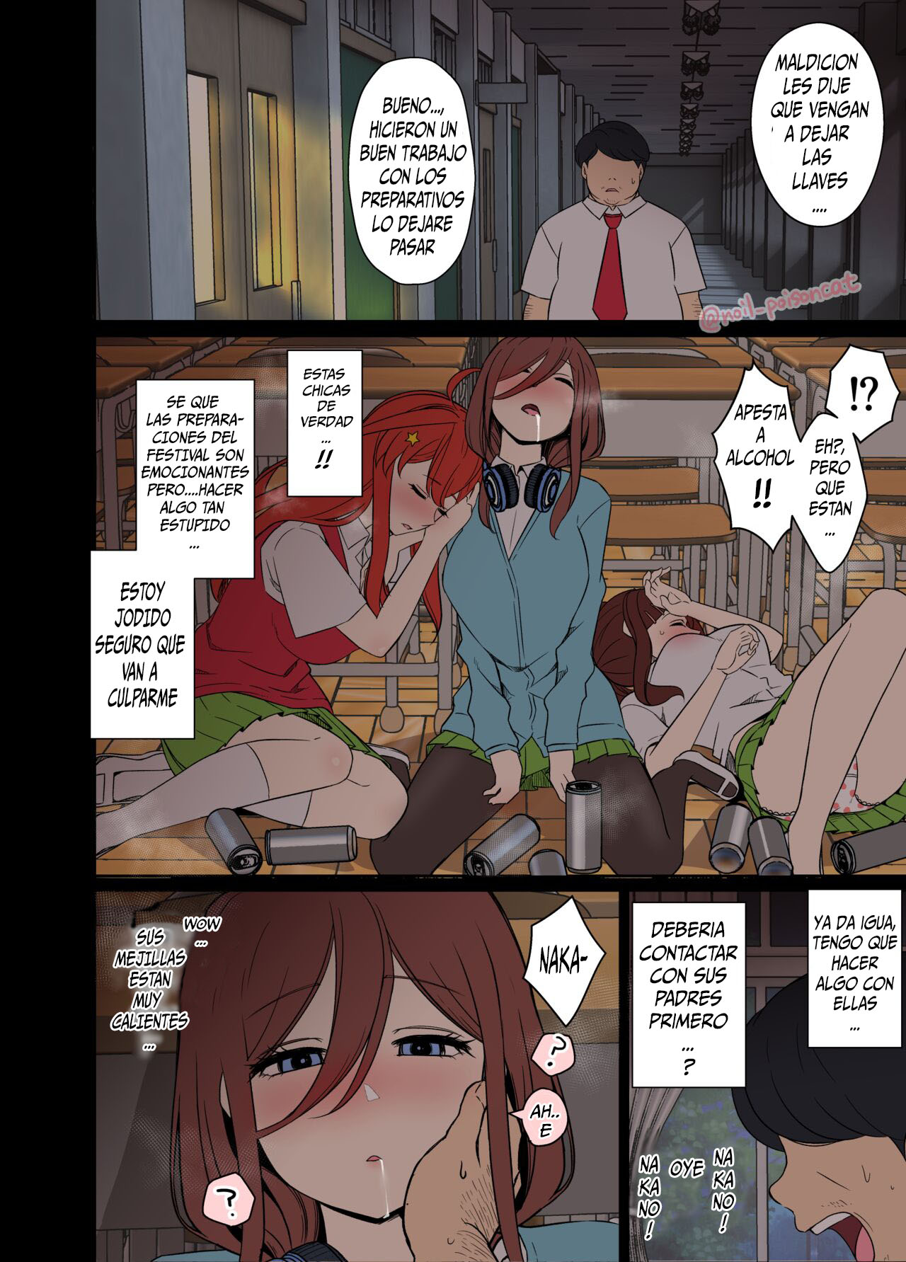 Yotta Nakano Miku ni Warui Koto o Suru Hanashi | A story about doing bad things to a drunk Nakano Miku page 3 full