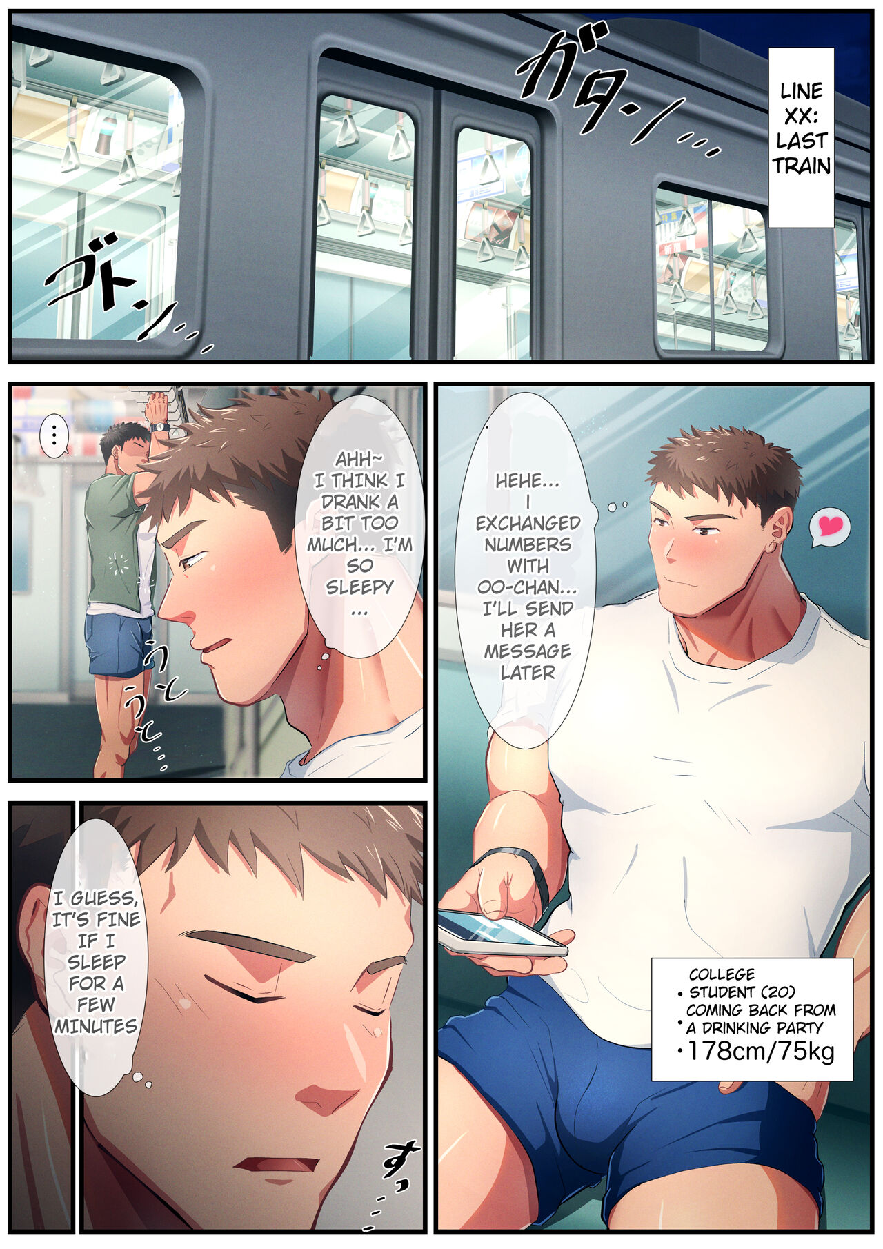 Nonke Daigakusei ga Hatten Densha de Osowareru Ohanashi page 2 full