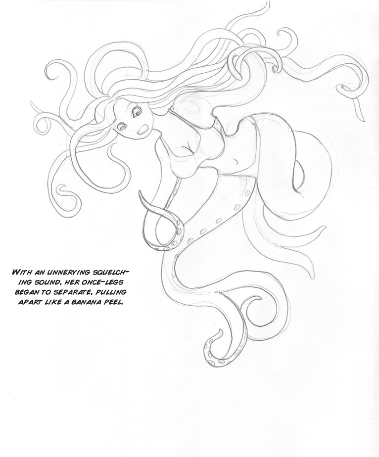 donationart 09.11 Woman - Octopus creature page 5 full