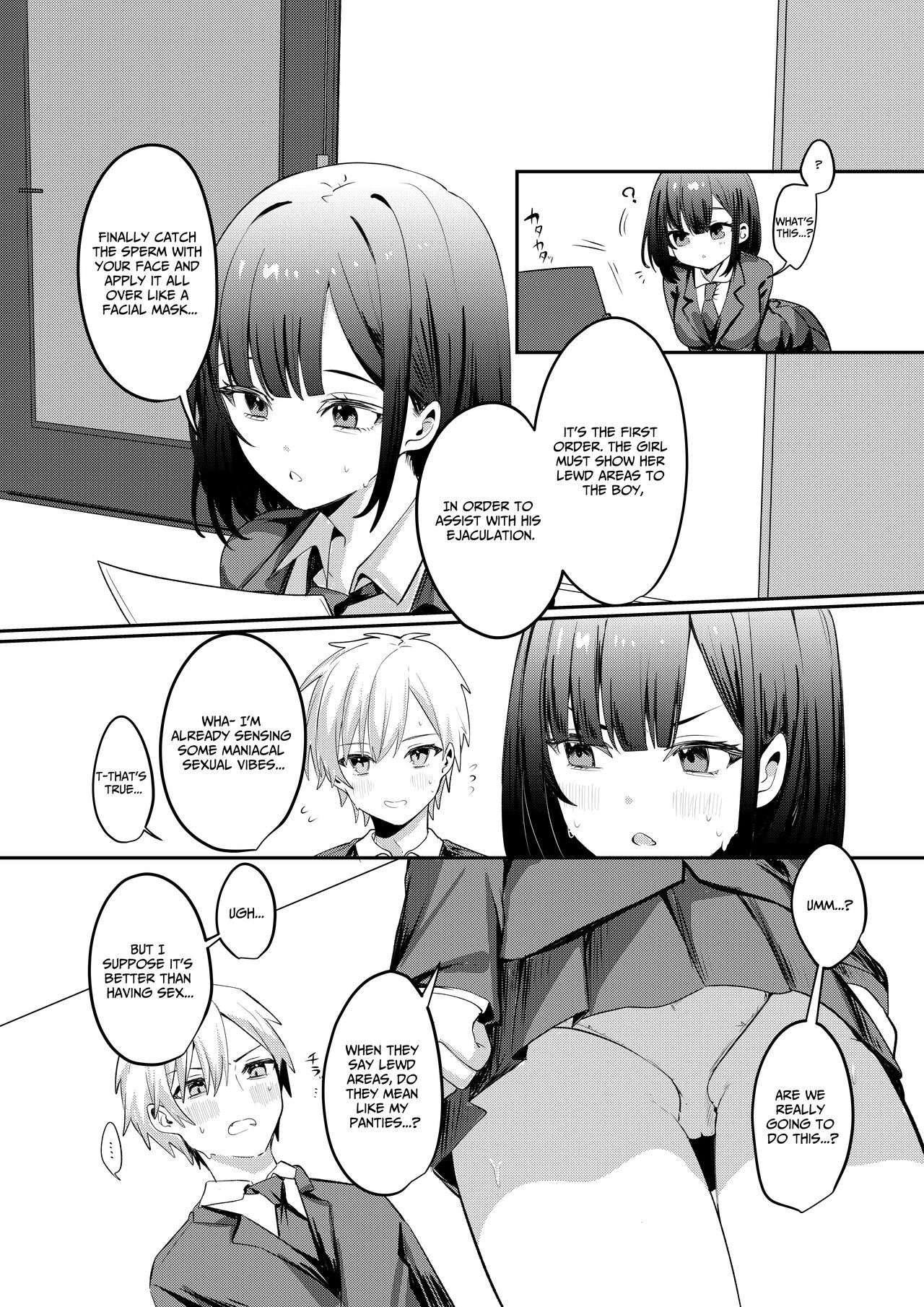 Sex Shinai to Derarenai Heya ni Seiso na Ano Ko to Tojikomerareru | Trapped in a Sex-Locked Room with that Prim &amp; Proper Girl page 4 full