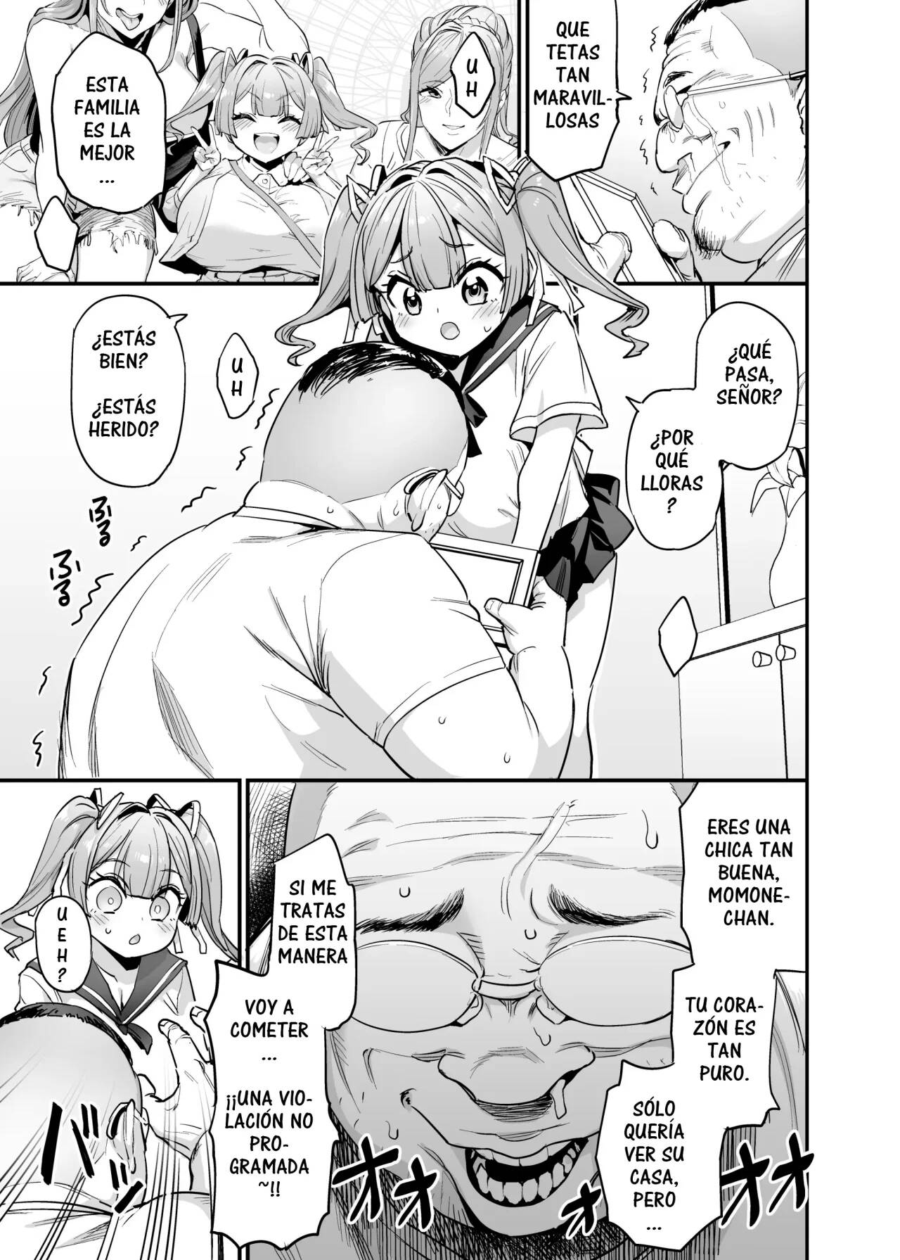 Paihame Kazoku #2 Momone Aiiku | Familia de tetas cogibles #2 La educacion sexual de Momone page 8 full