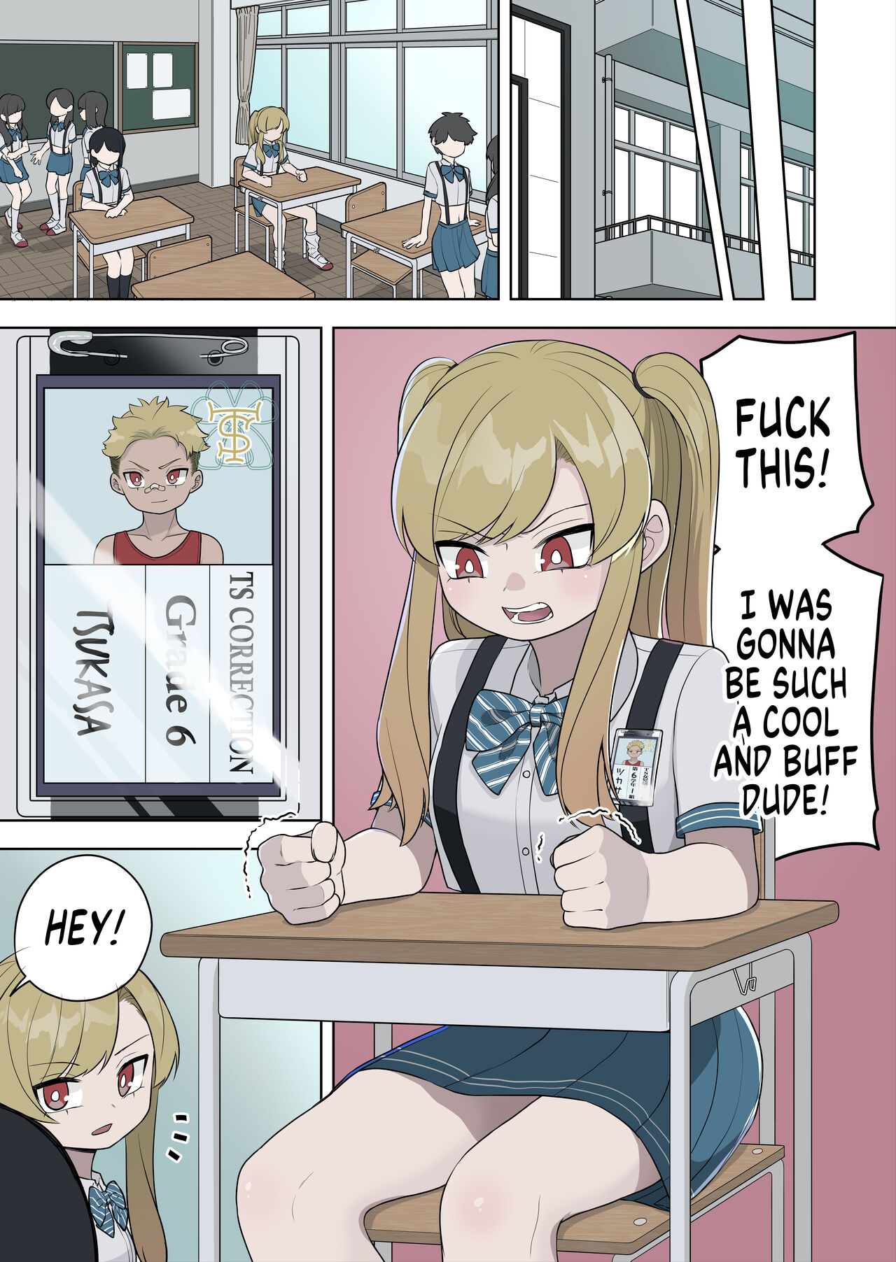 Kyousei Gimukyouiku! TS Ecchi na Onnanoko Kunrenkou! | Correction and Duty Education! Training School for Lewd TS Girls! page 3 full