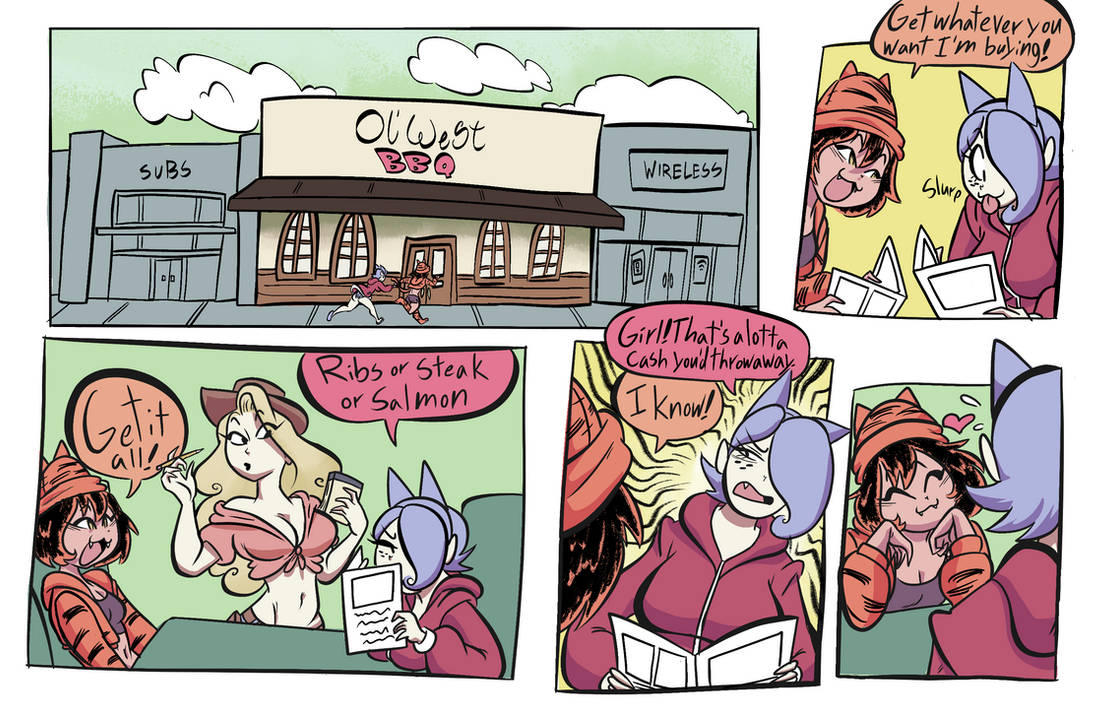 Sharlene and Pamela enter an eating contest page 2 full