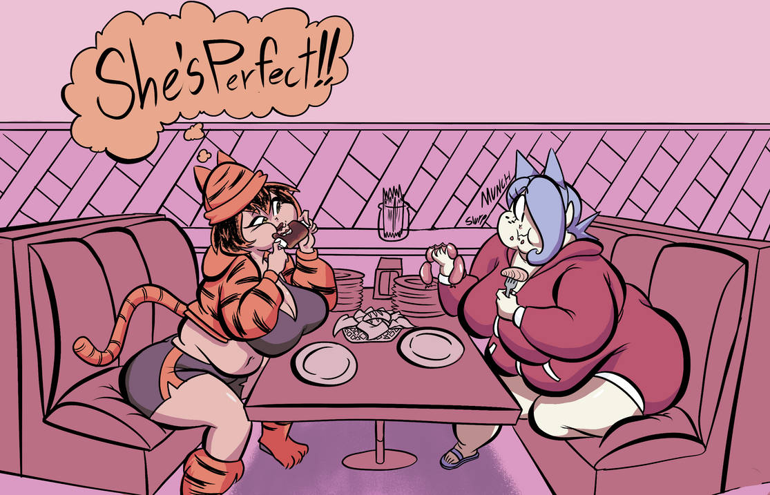 Sharlene and Pamela enter an eating contest page 4 full
