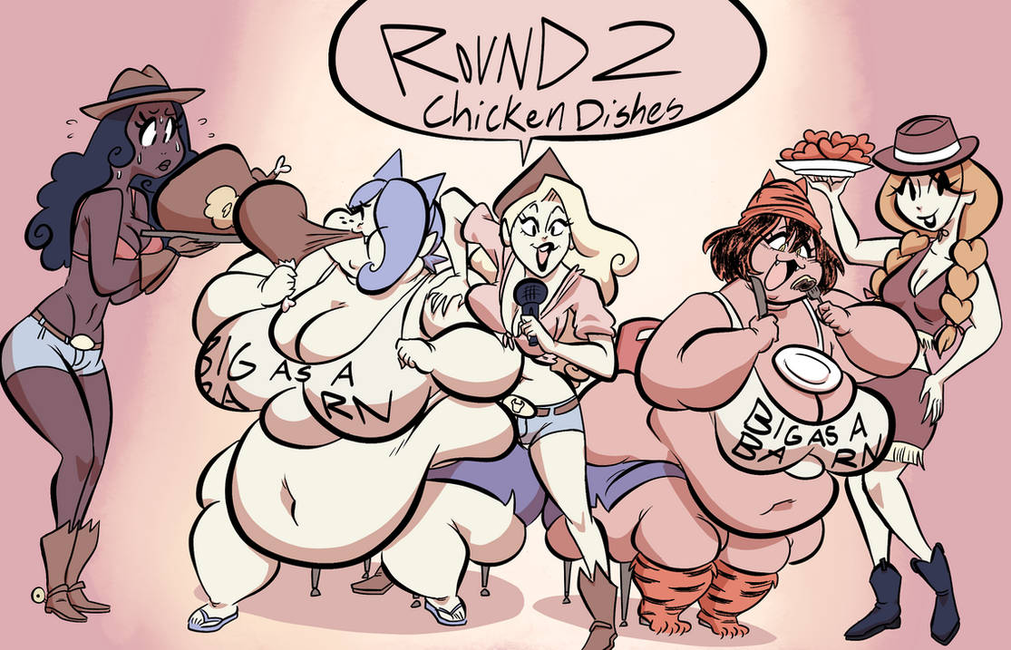 Sharlene and Pamela enter an eating contest page 8 full