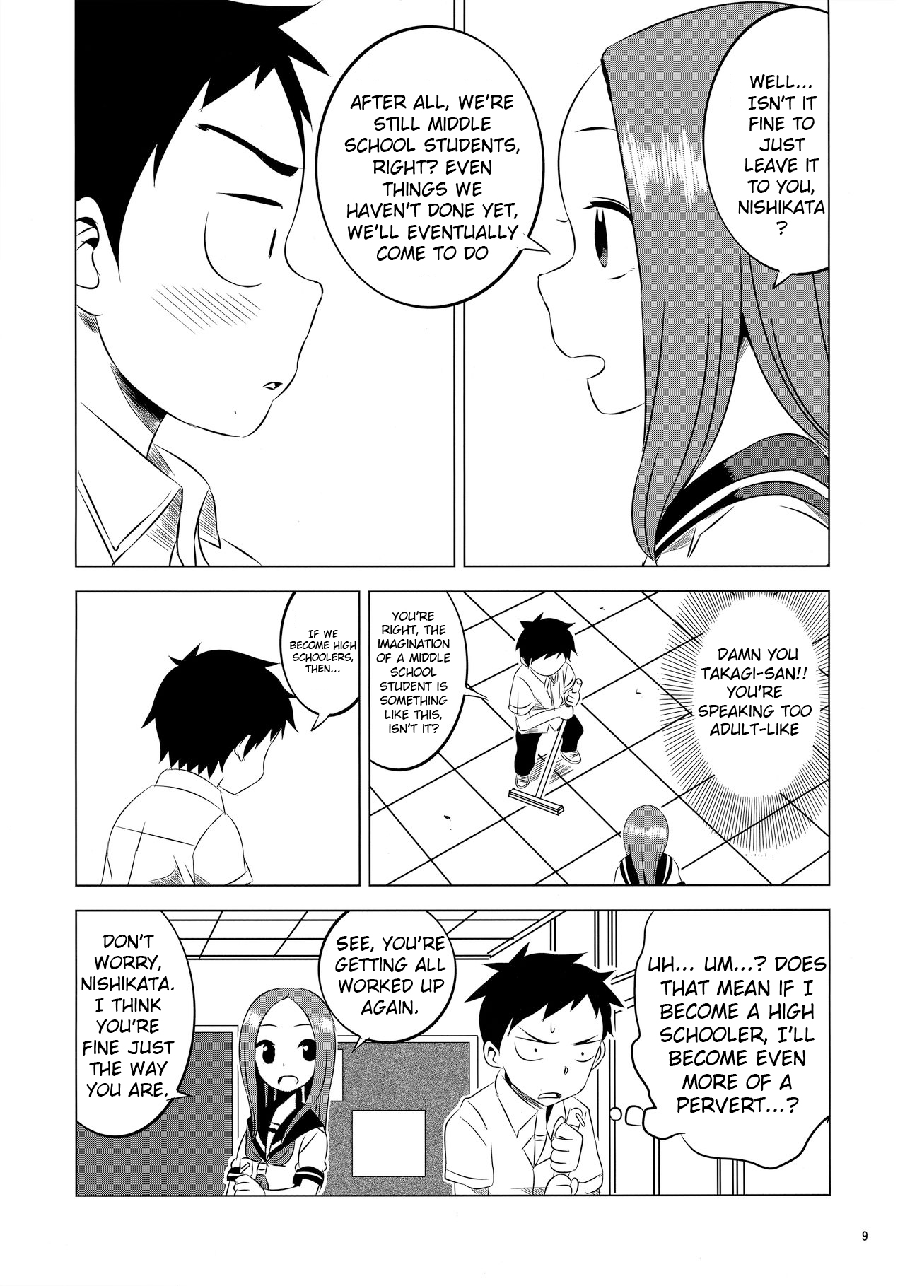 Kyou mo Nishikata-kun wa Takagi-san ni Misukasareteru 2 page 8 full