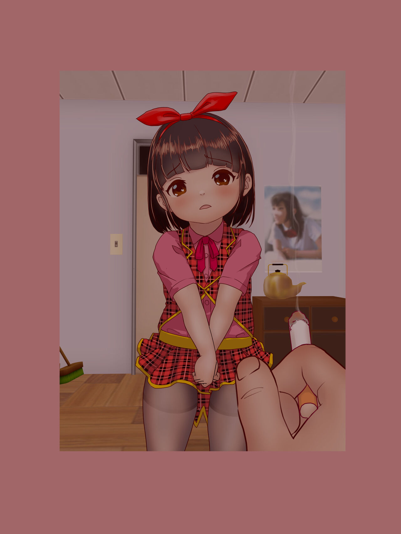 Gakepucchi Junior Idol Momo-chan wa Kotowarenai page 8 full