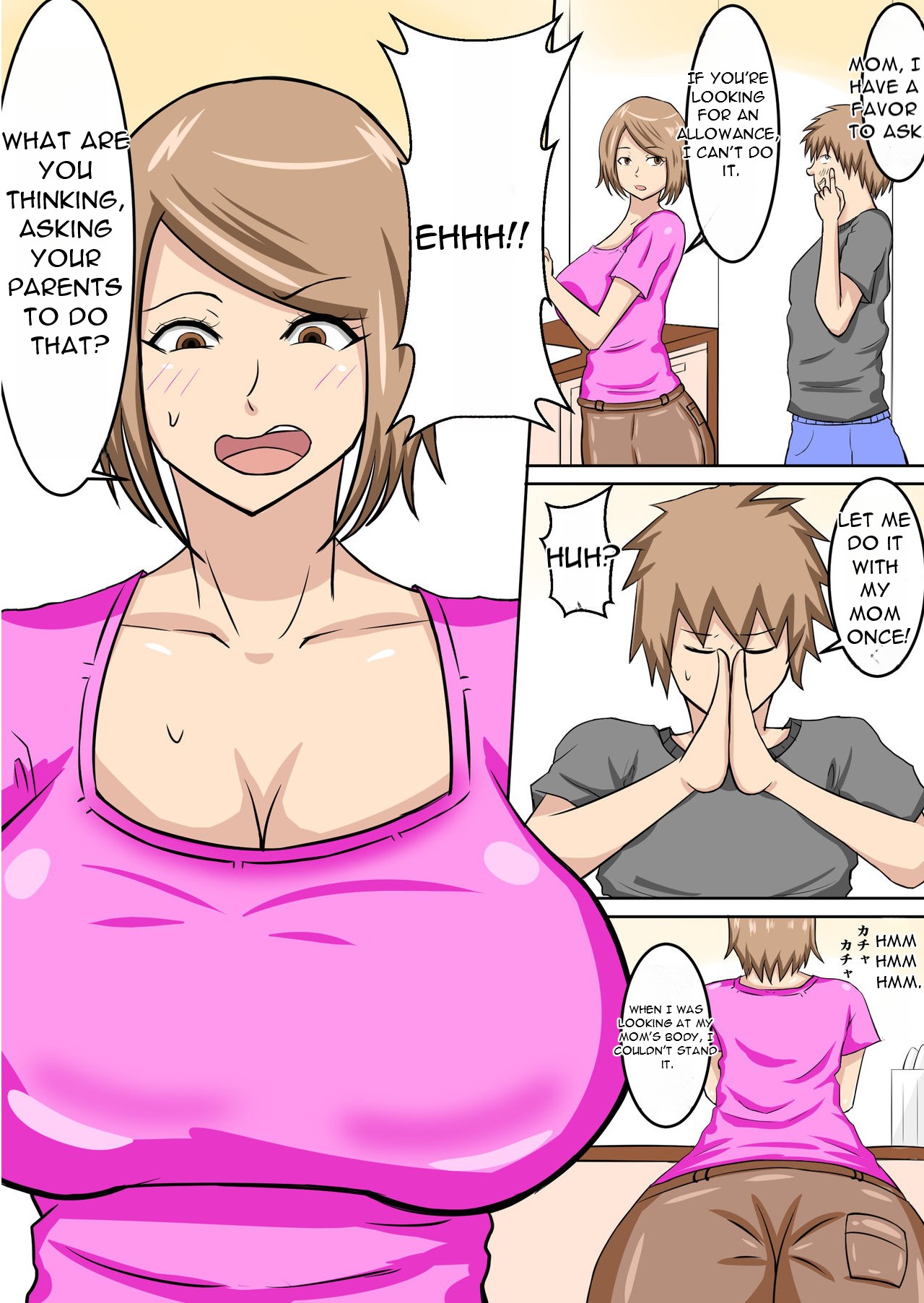 Uchi no Mama wa Oshi ni Yowai page 4 full