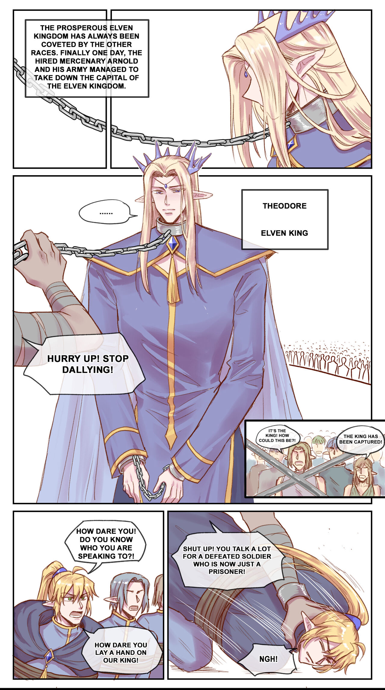 【DARK STORY】THE MERCENARY AND THE ELF KING page 2 full