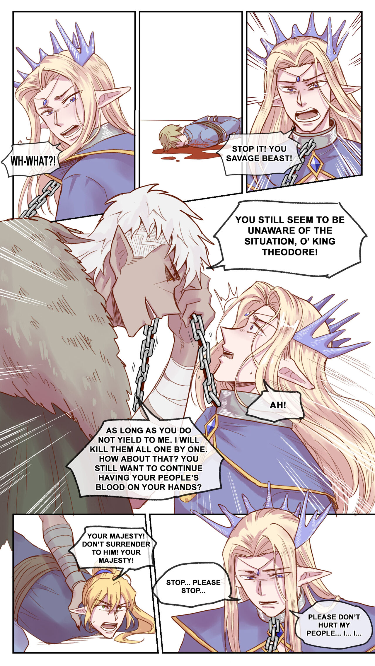 【DARK STORY】THE MERCENARY AND THE ELF KING page 4 full