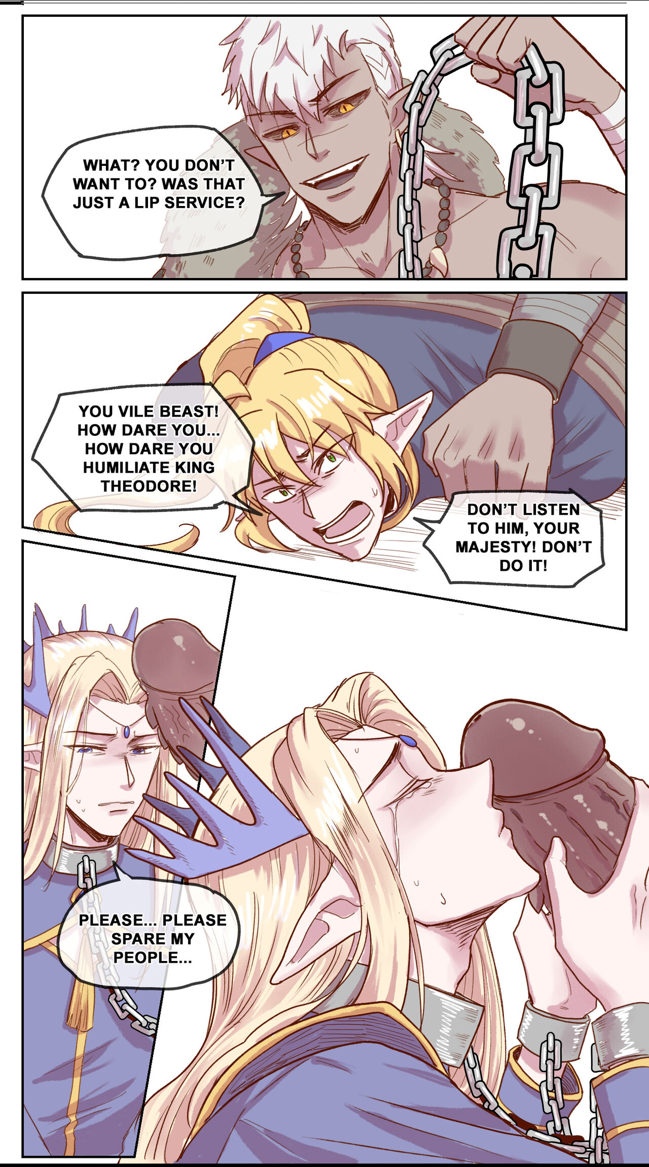 【DARK STORY】THE MERCENARY AND THE ELF KING page 6 full