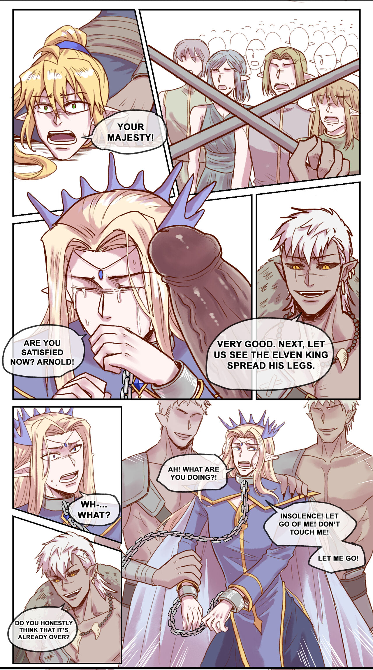 【DARK STORY】THE MERCENARY AND THE ELF KING page 7 full