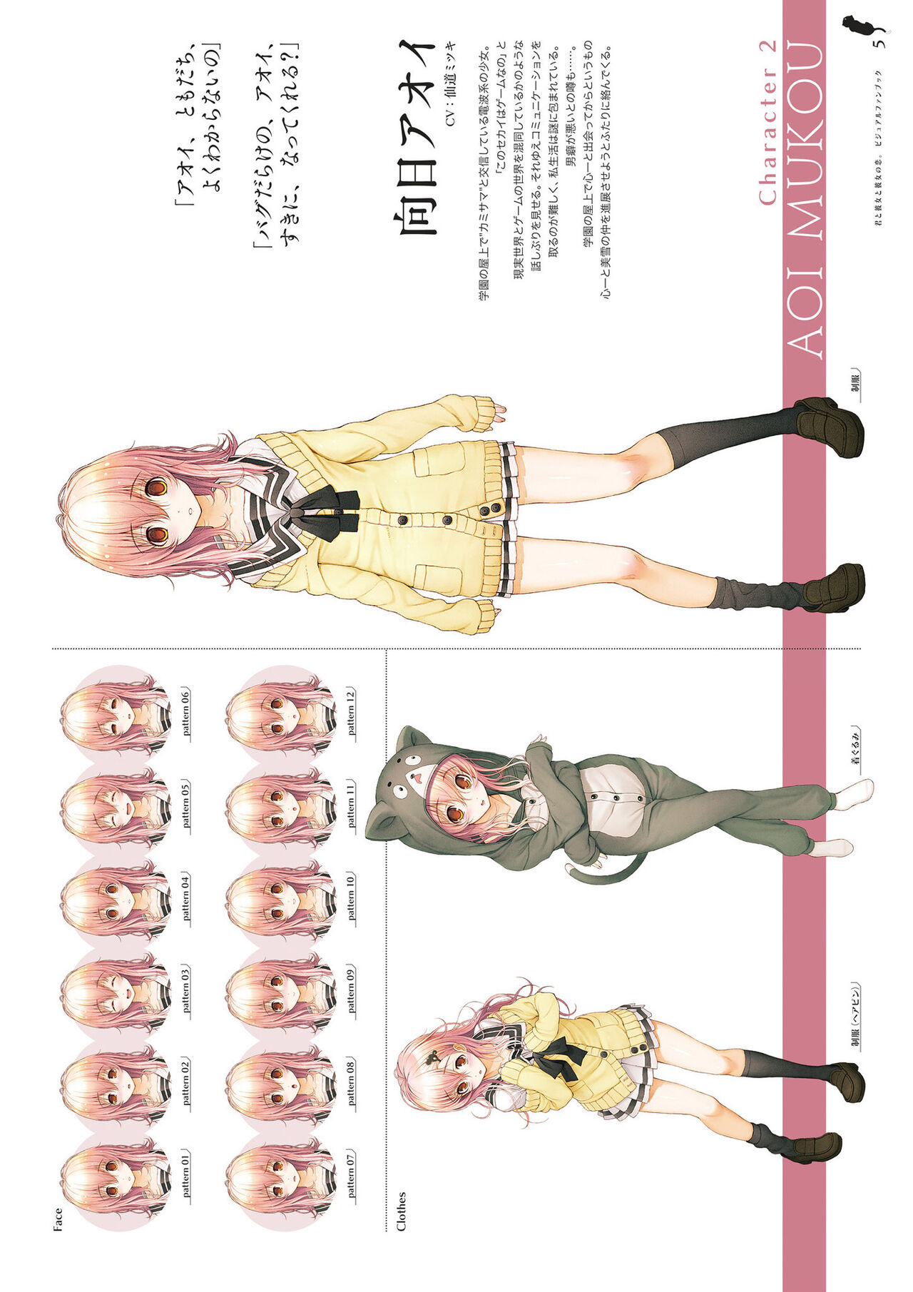 Kimi to Kanojo to Kanojo no Koi. Visual Fan Book page 6 full
