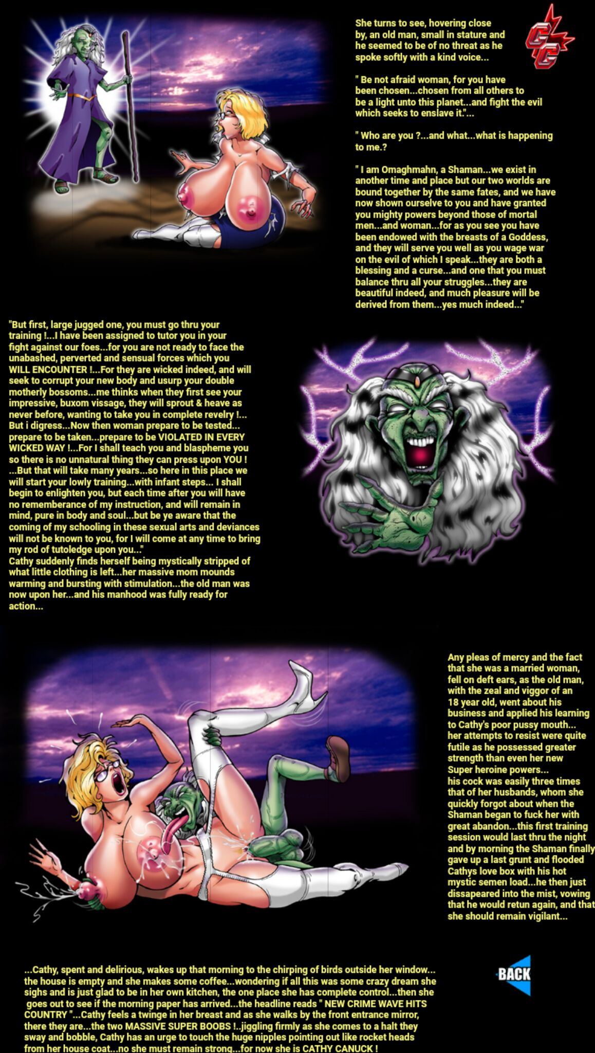 Cathy Canuck Super Heroine Origin: Her Story page 3 full