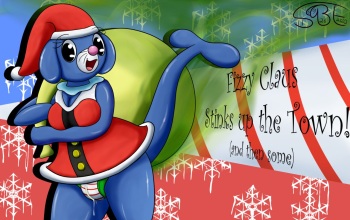 Fizzy Claus' Gassy Christmas cover