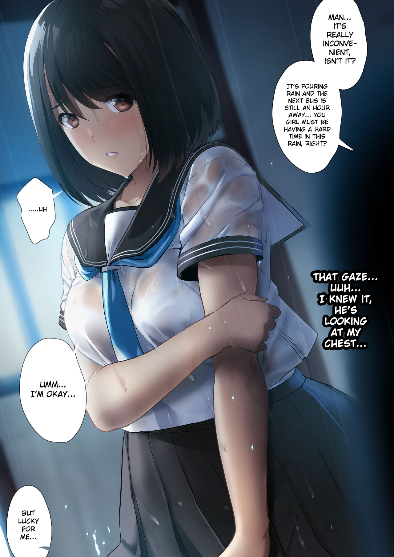 Amayadori de Saimin wa Totsuzen ni | A girl who was suddenly hypnotized while taking shelter from the rain page 6 full