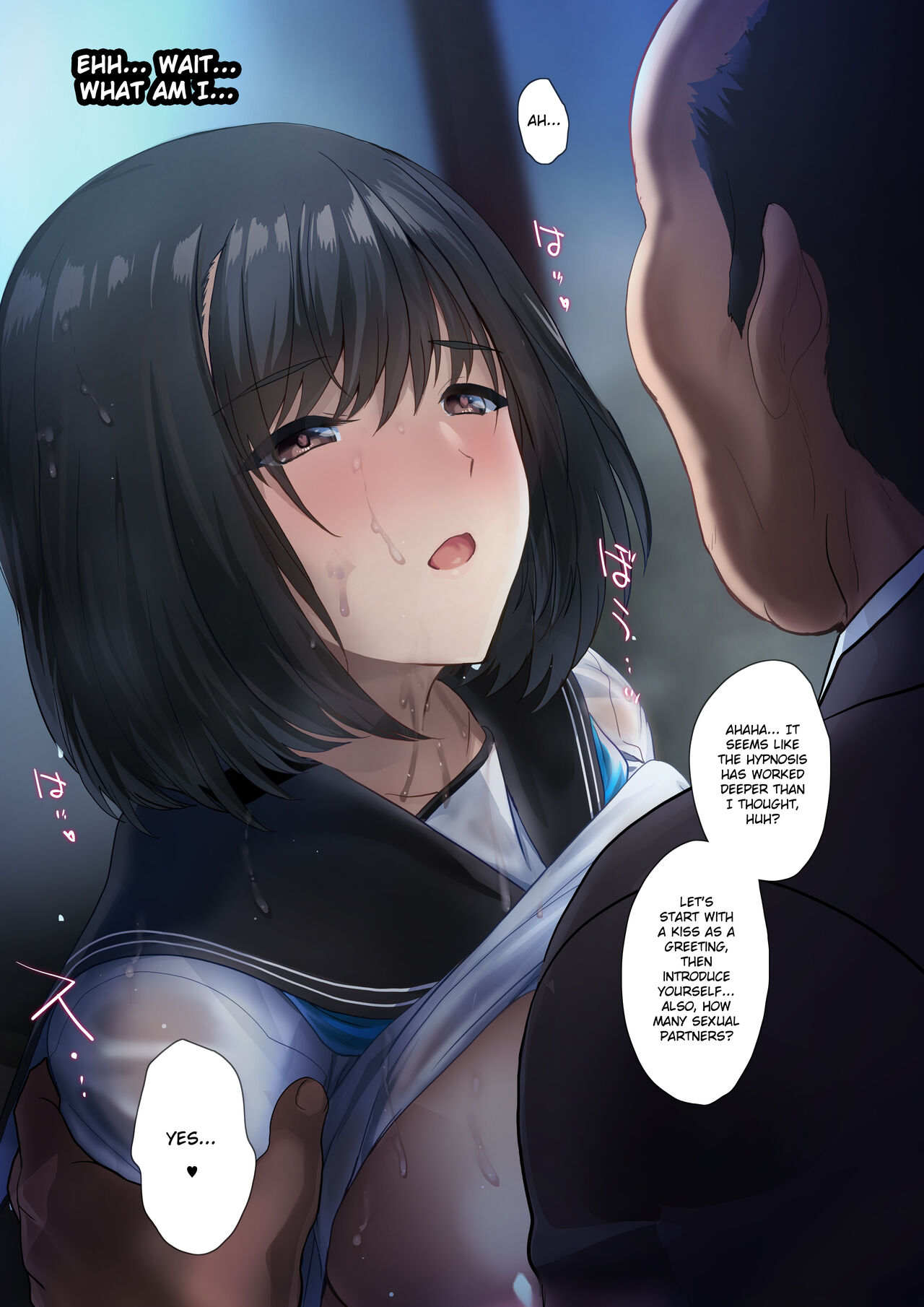 Amayadori de Saimin wa Totsuzen ni | A girl who was suddenly hypnotized while taking shelter from the rain page 9 full