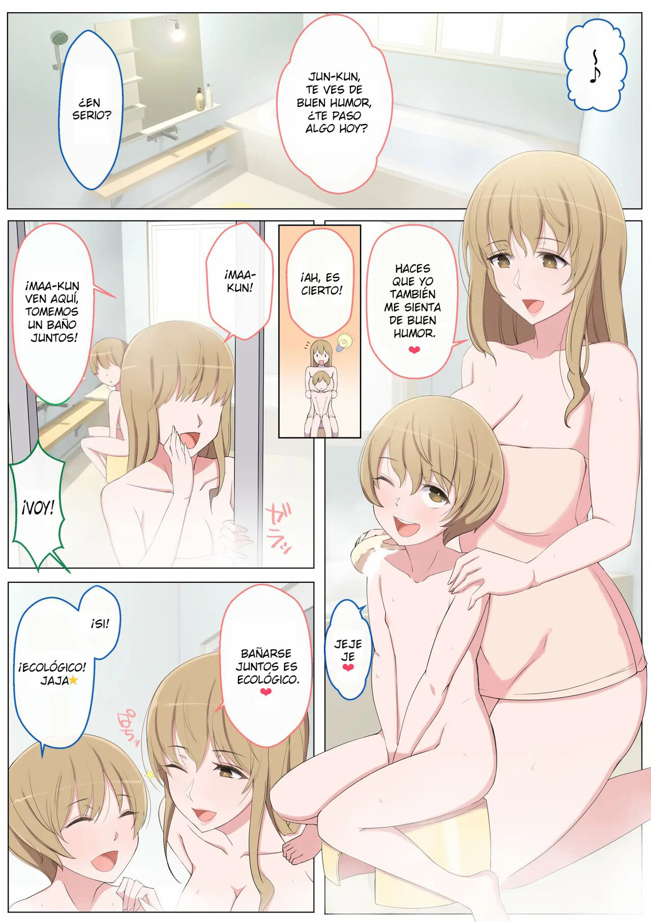 Jun-kun to Maa-kun no Mama ni H na Itazura Daisakusen | La Gran Estrategia De Burlas Lascivas Con Mamá De Jun-Kun Y Maa-Kun page 3 full